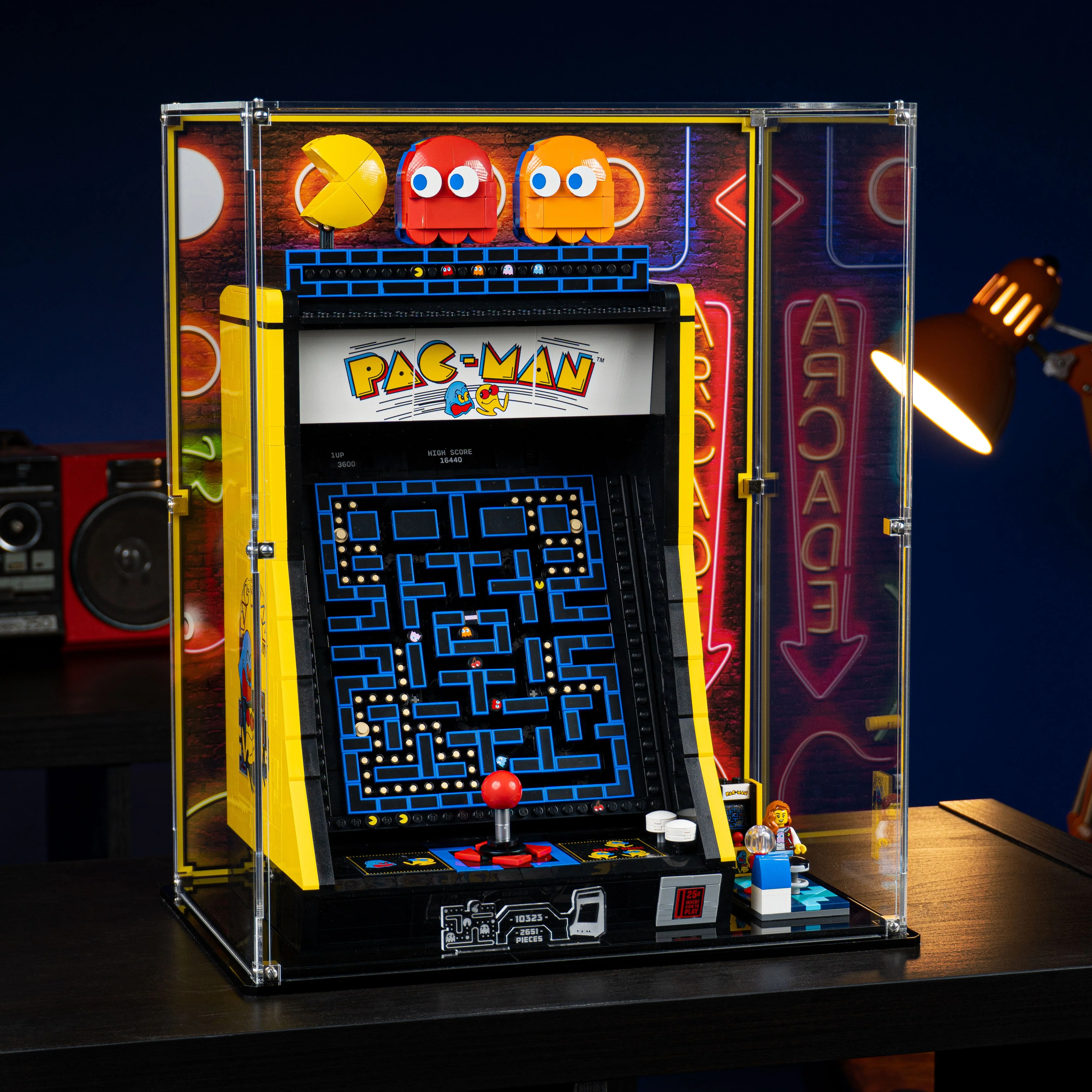 Clear Display Case for LEGO® PAC-MAN Arcade (10323) - Image 8