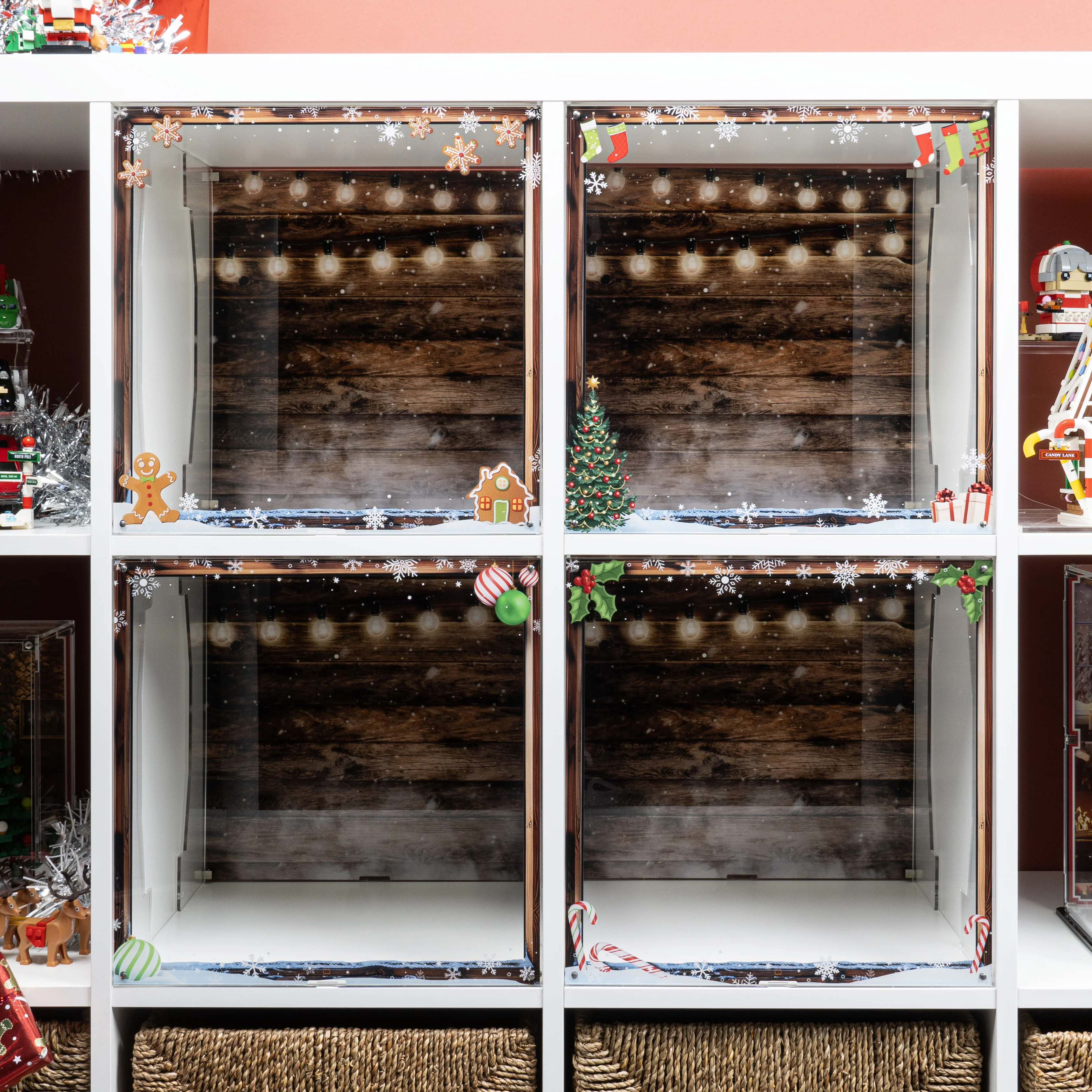Decorative Christmas Window Display Solution for IKEA® KALLAX - Image 2