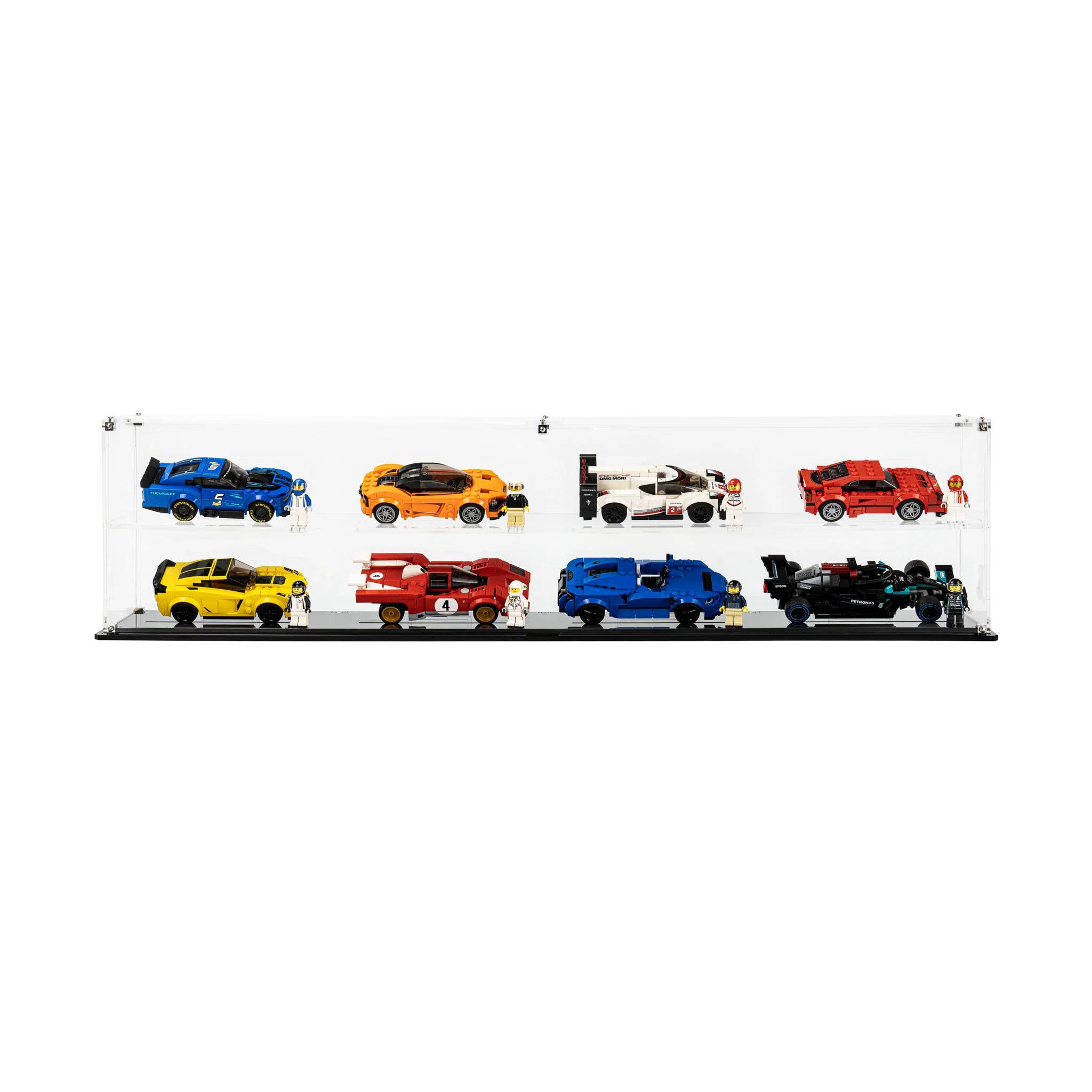 Display Case for 8x LEGO® Speed Champions Cars (2x4) - Image 2