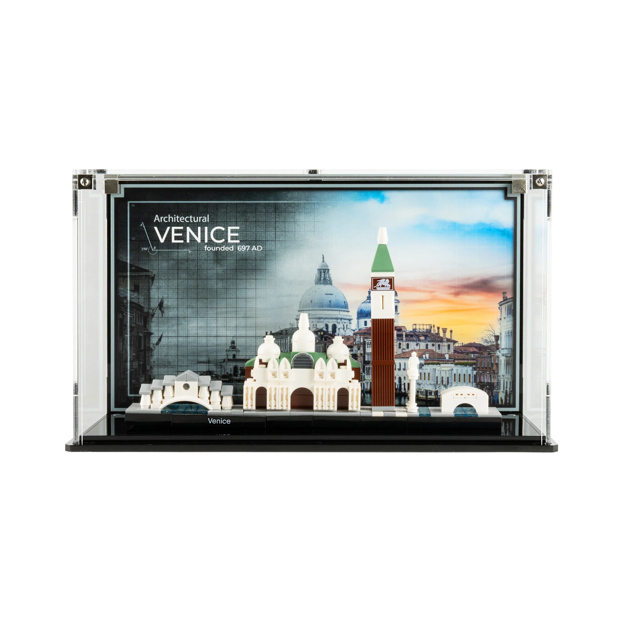 Display Case for LEGO® Architecture: Venice Skyline (21026)