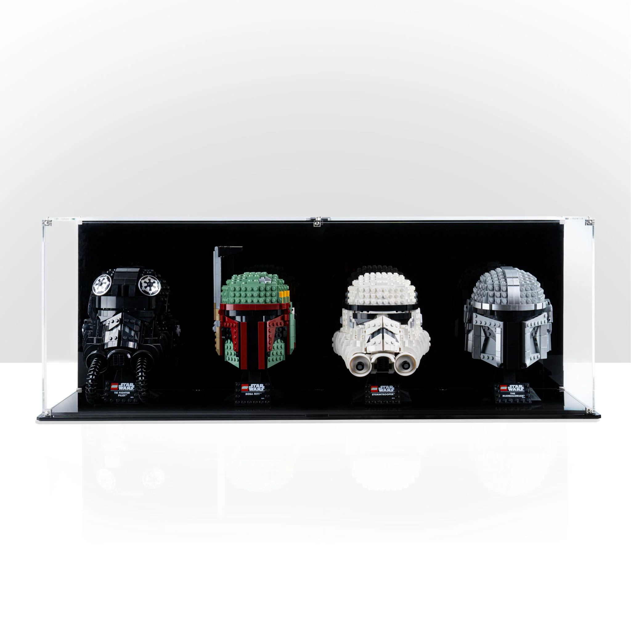 Display Case for four LEGO® Helmets - Image 2