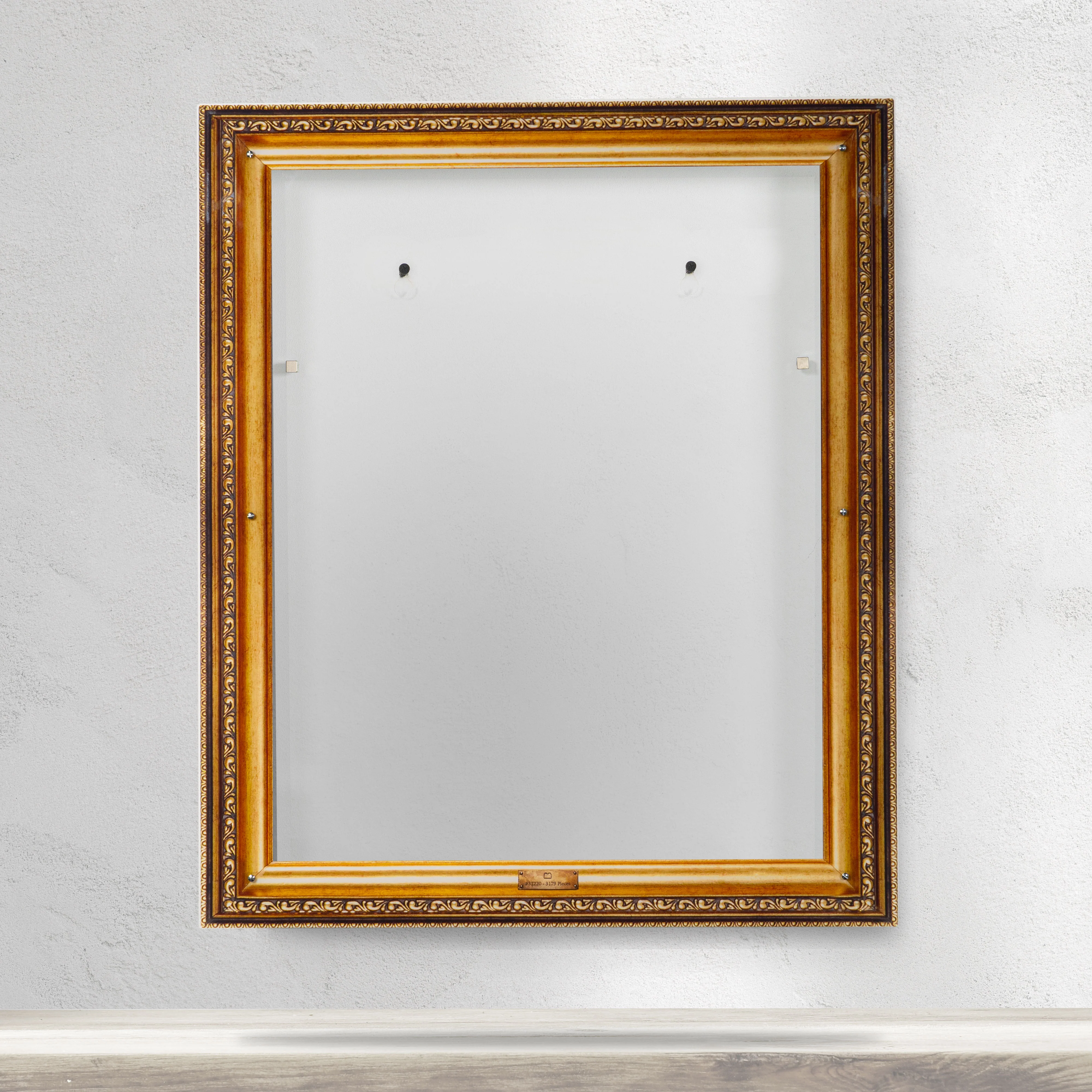 Wall Mounted Display Case for LEGO® Art: Claude Monet – Bridge over a Pond of Water Lilies (31220) - Image 4