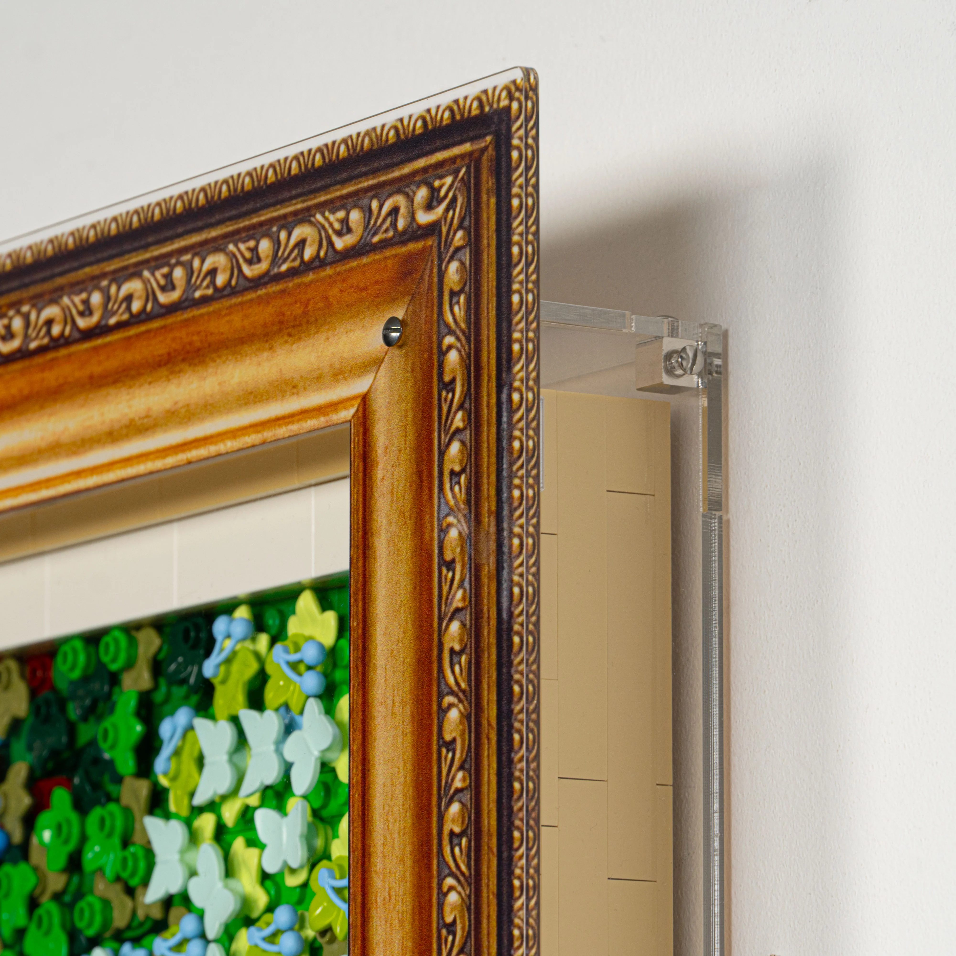 Wall Mounted Display Case for LEGO® Art: Claude Monet – Bridge over a Pond of Water Lilies (31220) - Image 5