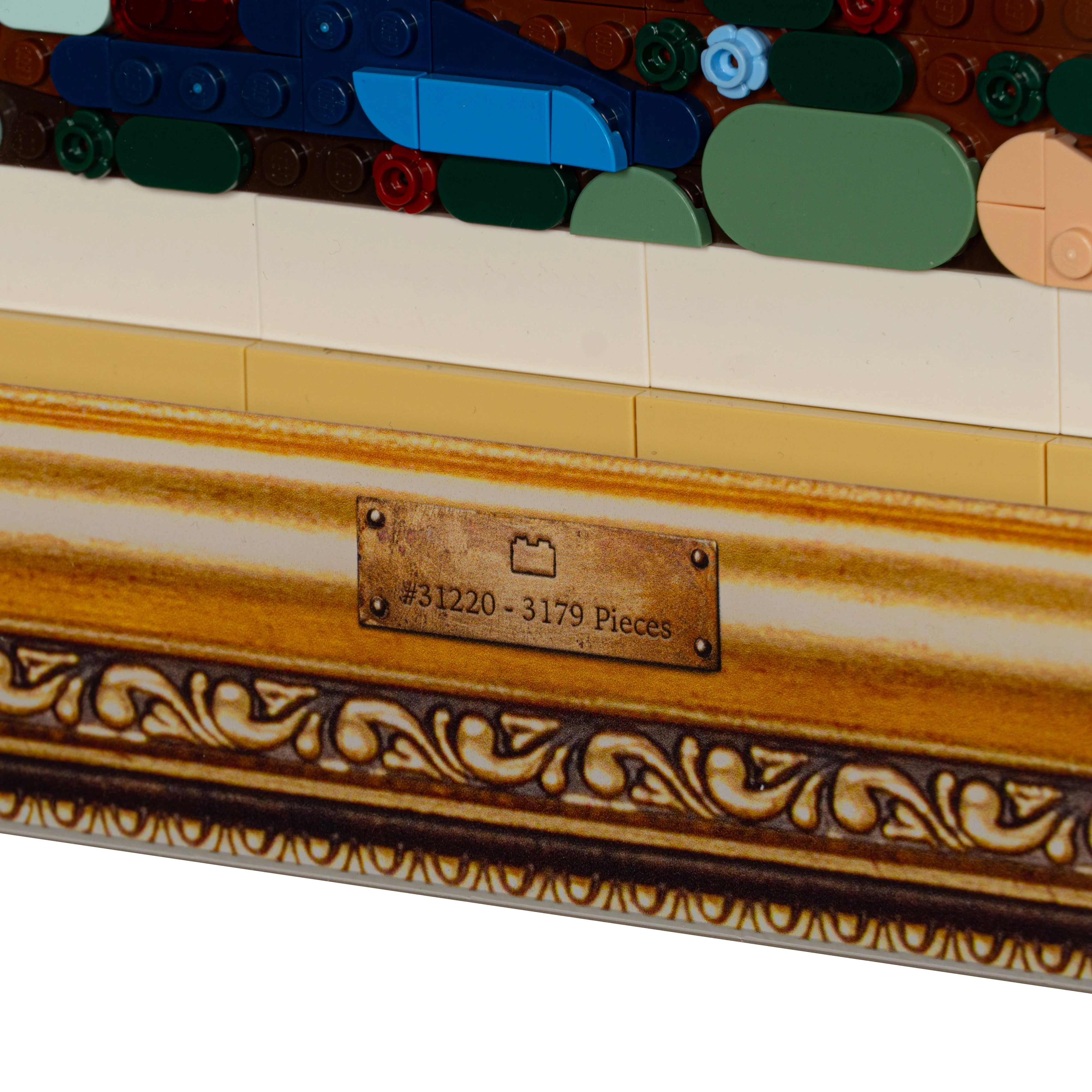 Wall Mounted Display Case for LEGO® Art: Claude Monet – Bridge over a Pond of Water Lilies (31220) - Image 6
