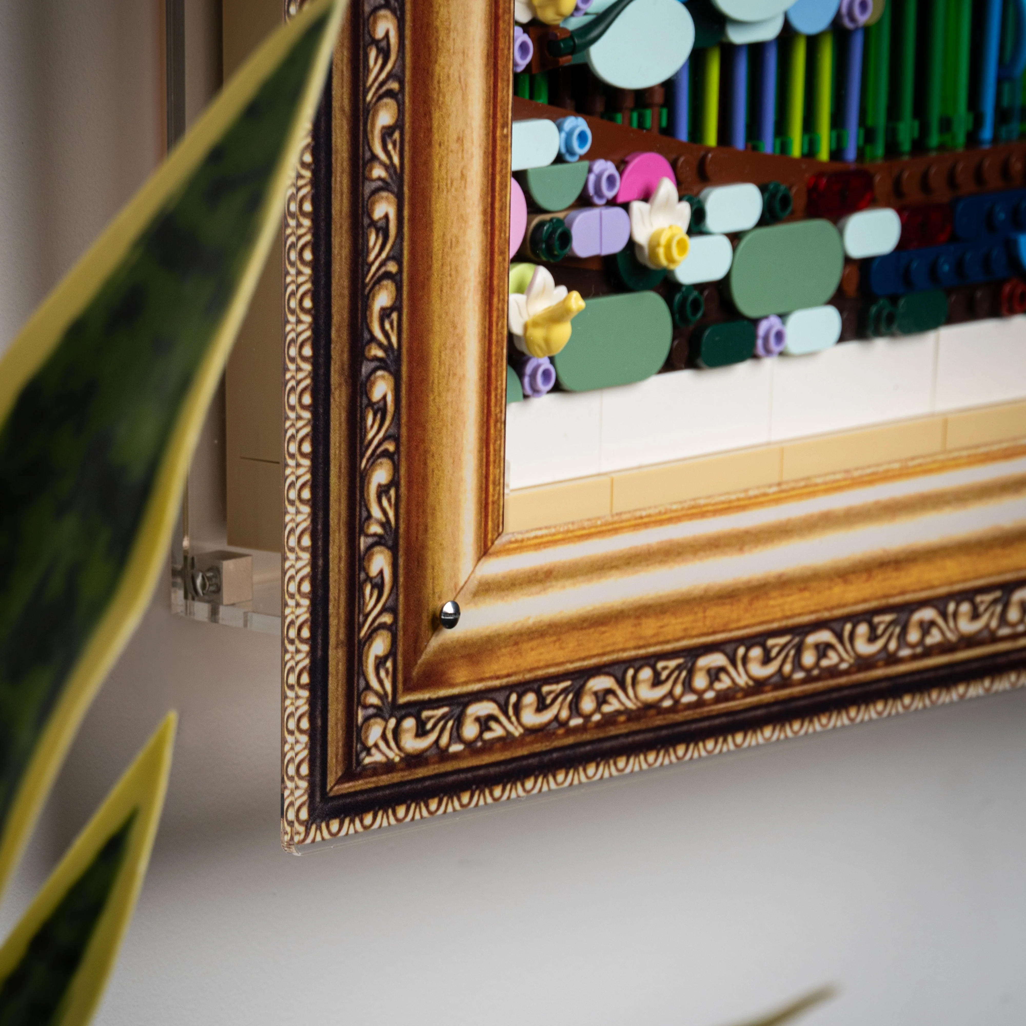 Wall Mounted Display Case for LEGO® Art: Claude Monet – Bridge over a Pond of Water Lilies (31220) - Image 8