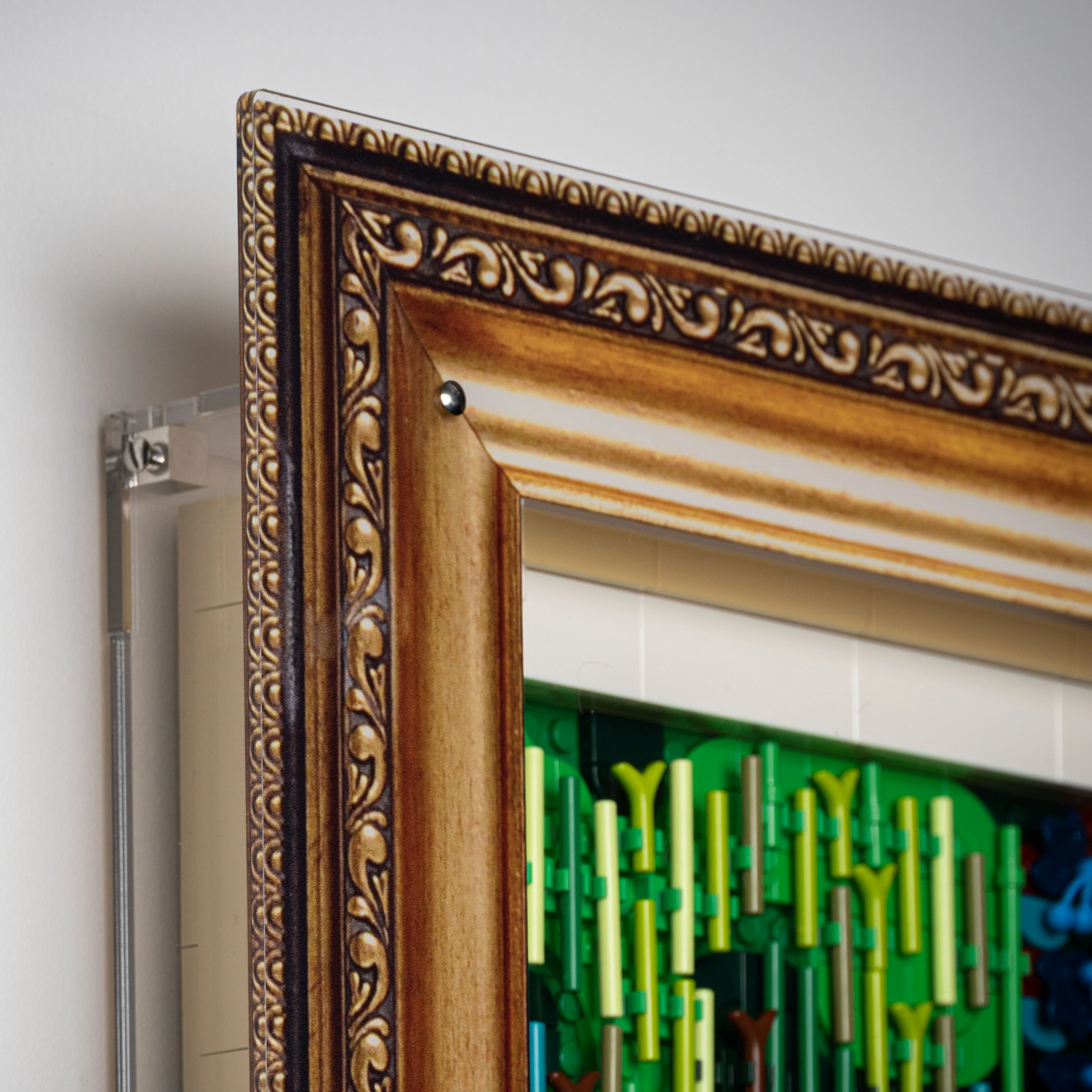Wall Mounted Display Case for LEGO® Art: Claude Monet – Bridge over a Pond of Water Lilies (31220) - Image 9