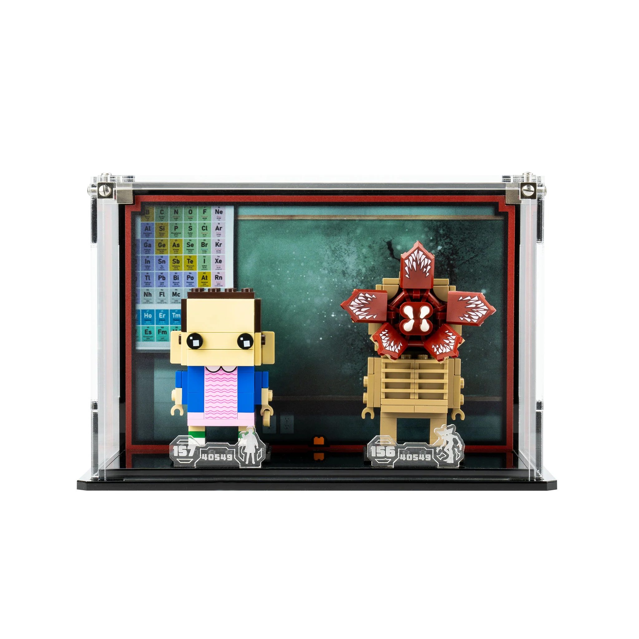Display Case for LEGO® Brickheadz Demogorgan & Eleven (40549) - Image 2