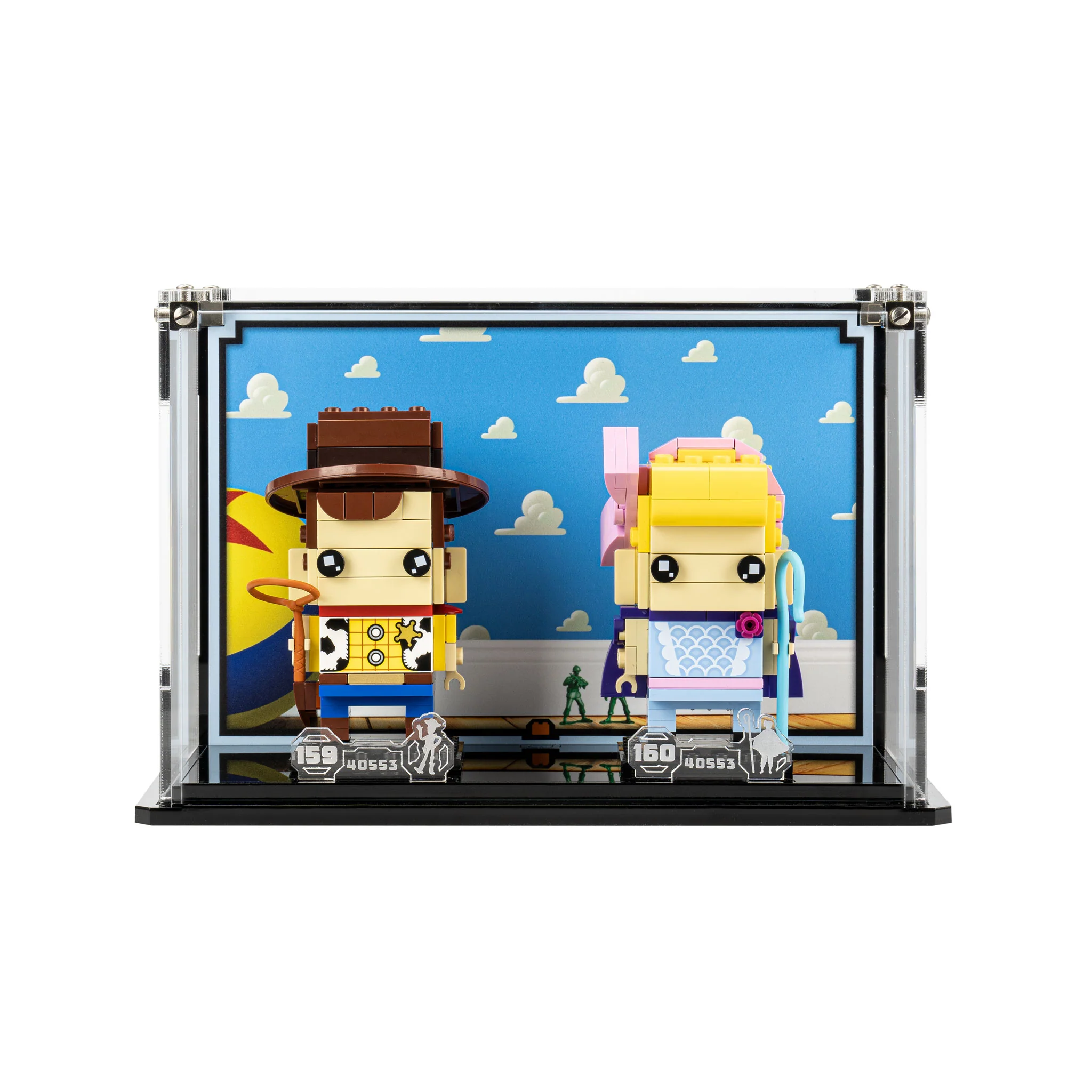 Display Case for LEGO® Brickheadz Woody & Bo Peep (40553) - Image 2