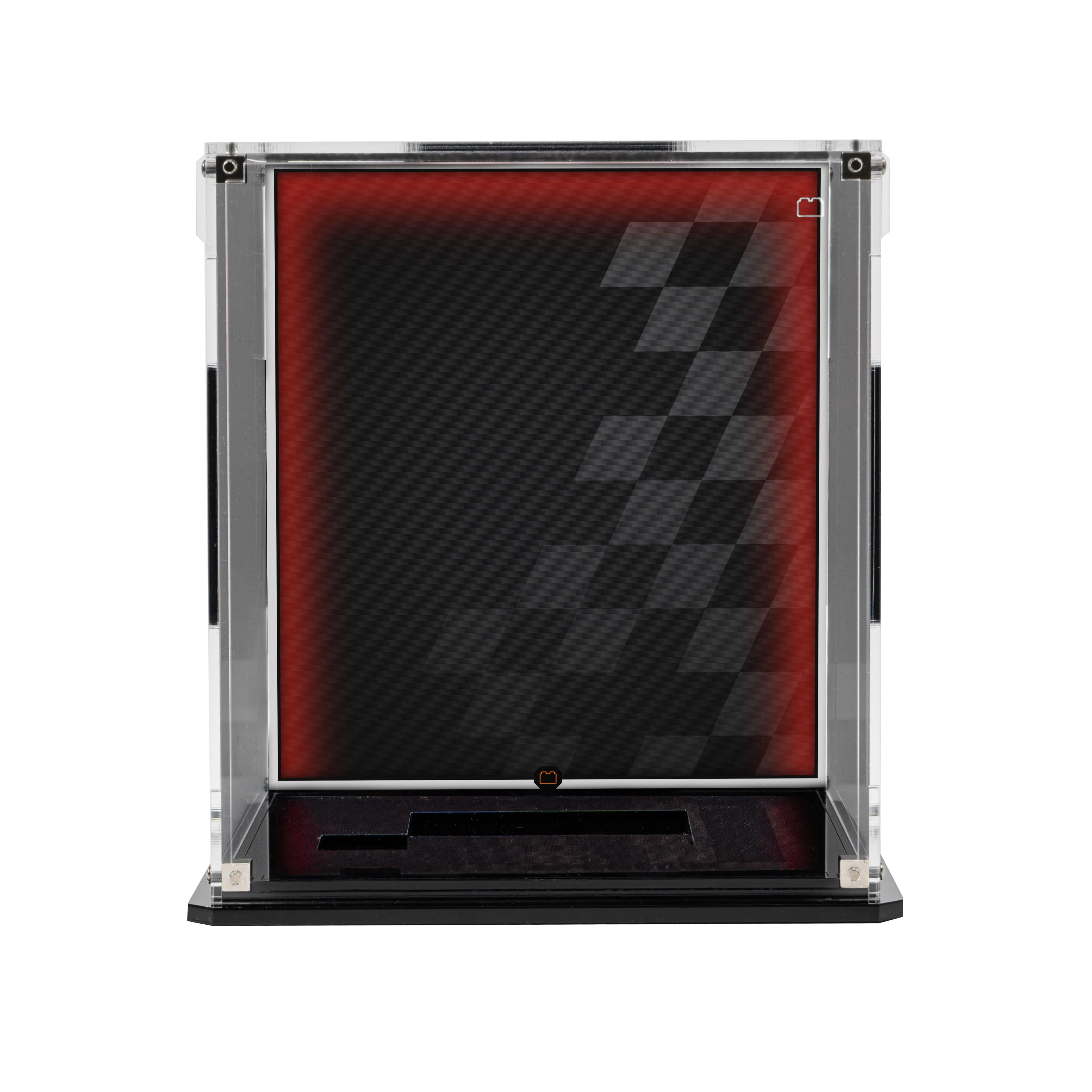Wall Mountable Display Case for LEGO® Editions: Scuderia Ferrari HP Charles Leclerc Helmet (43014) - Image 13