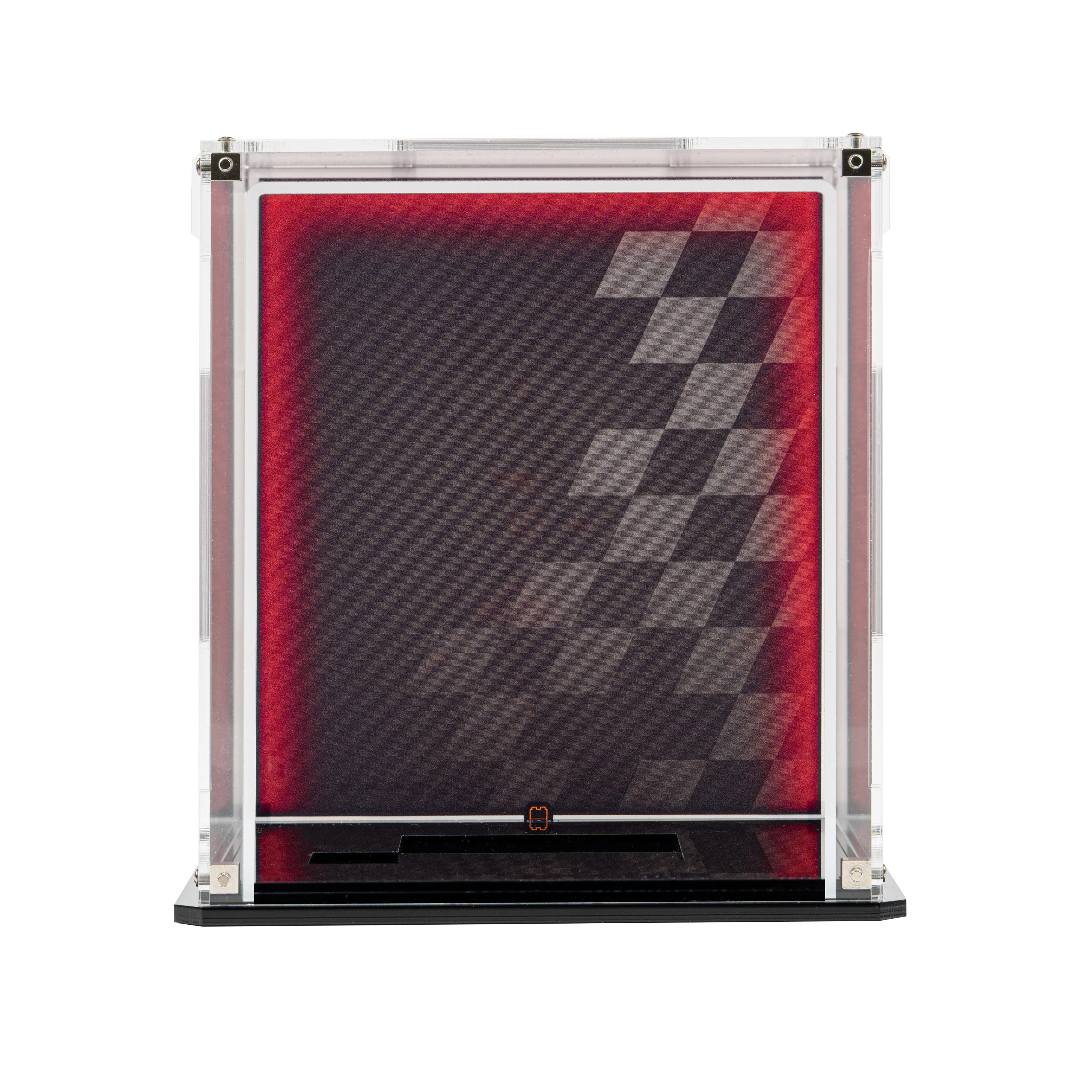 Wall Mountable Display Case for LEGO® Editions: Scuderia Ferrari HP Charles Leclerc Helmet (43014) - Image 4