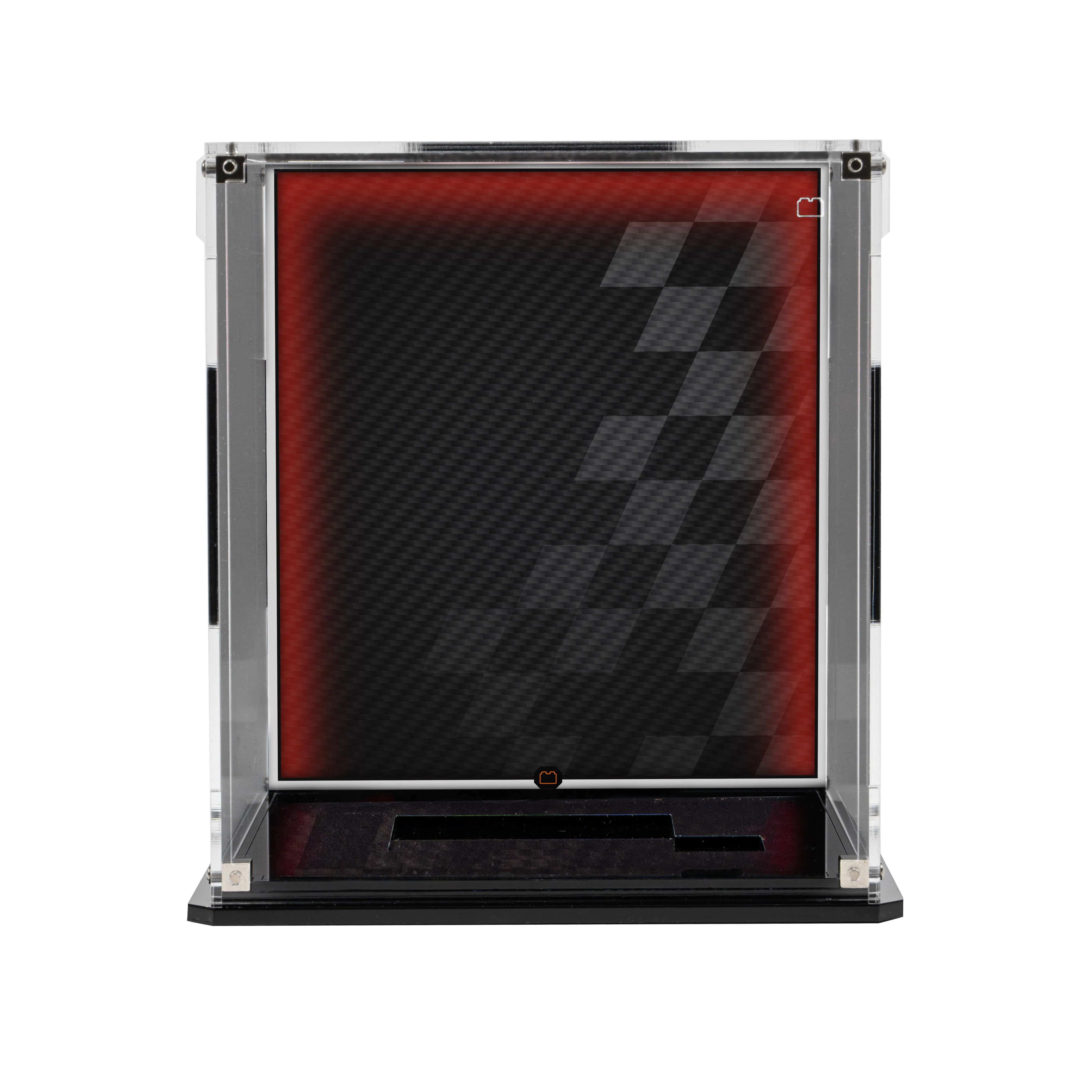 Wall Mountable Display Case for LEGO® Editions: Scuderia Ferrari HP Lewis Hamilton Helmet (43022) - Image 12