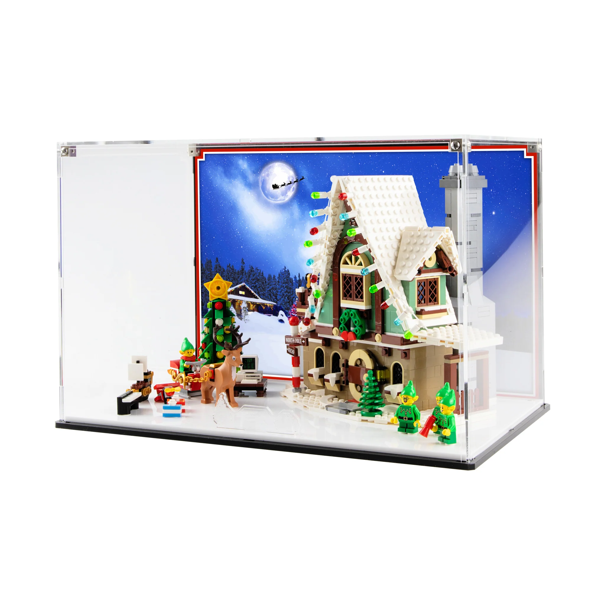 Display Case for LEGO®: Elf Club House (10275)