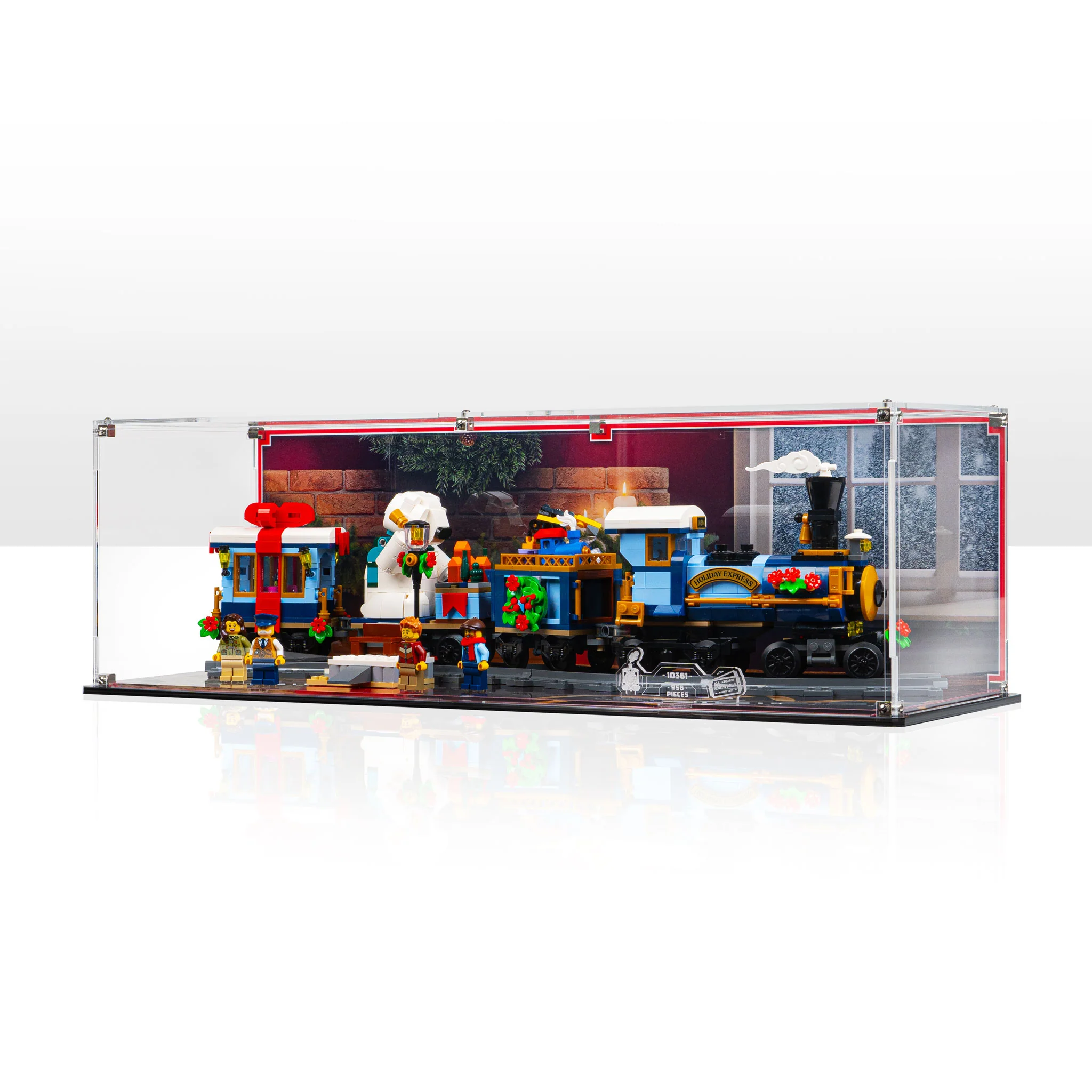 Display Case for LEGO® Icons Holiday Express Train (10361)