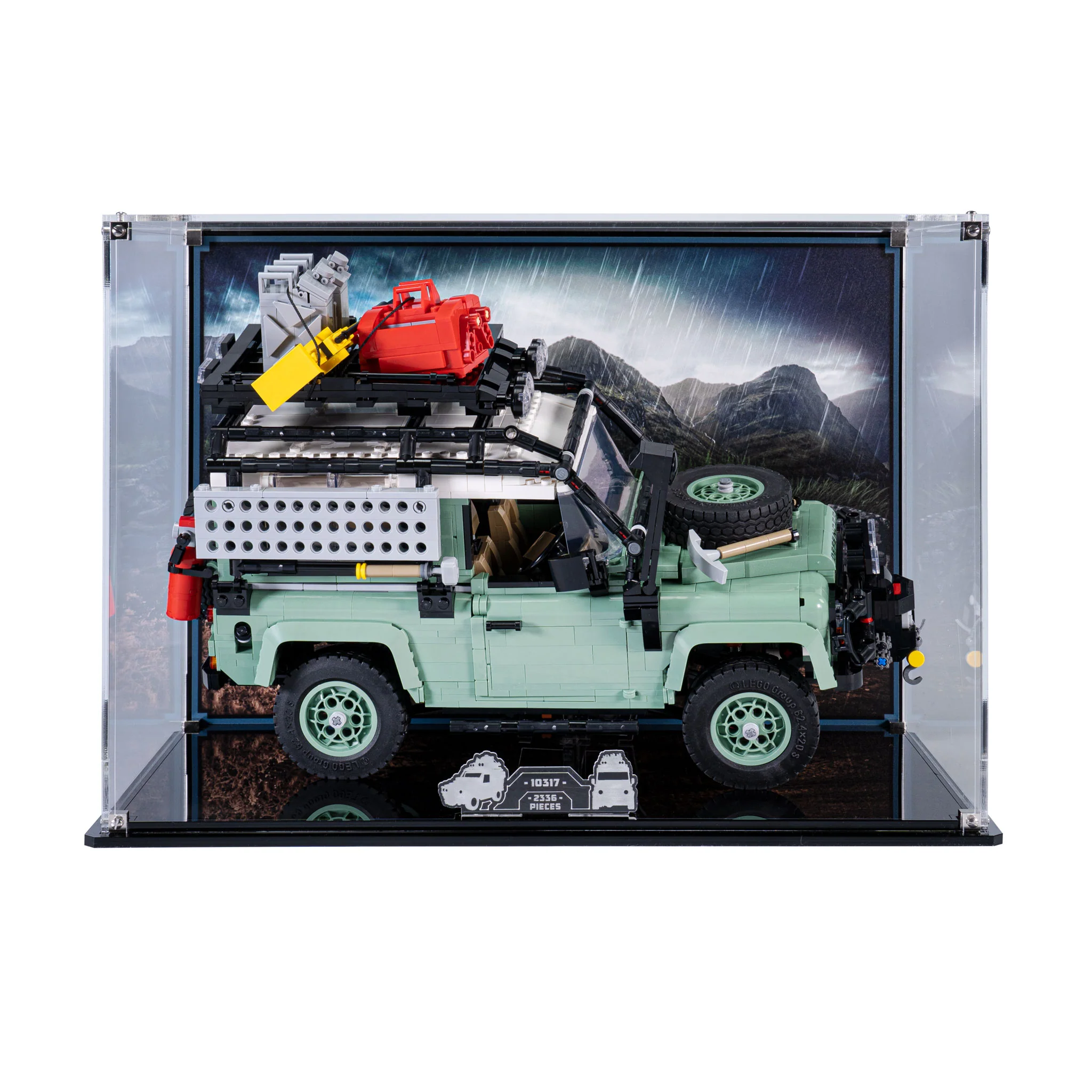 Display Case for LEGO® Icons: Land Rover Classic Defender 90 (10317) - Image 2
