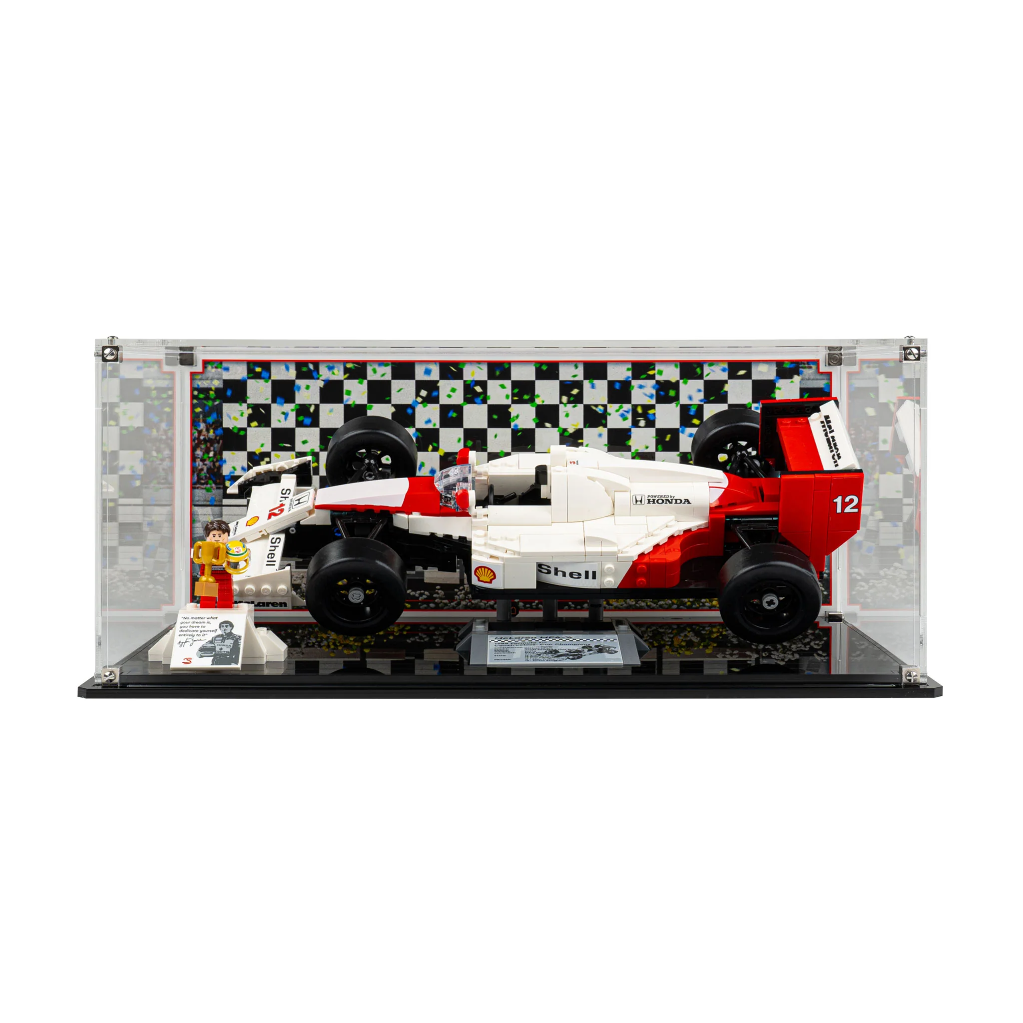 Display Case for LEGO® Icons McLaren MP4/4 & Ayrton Senna (10330) - Image 2