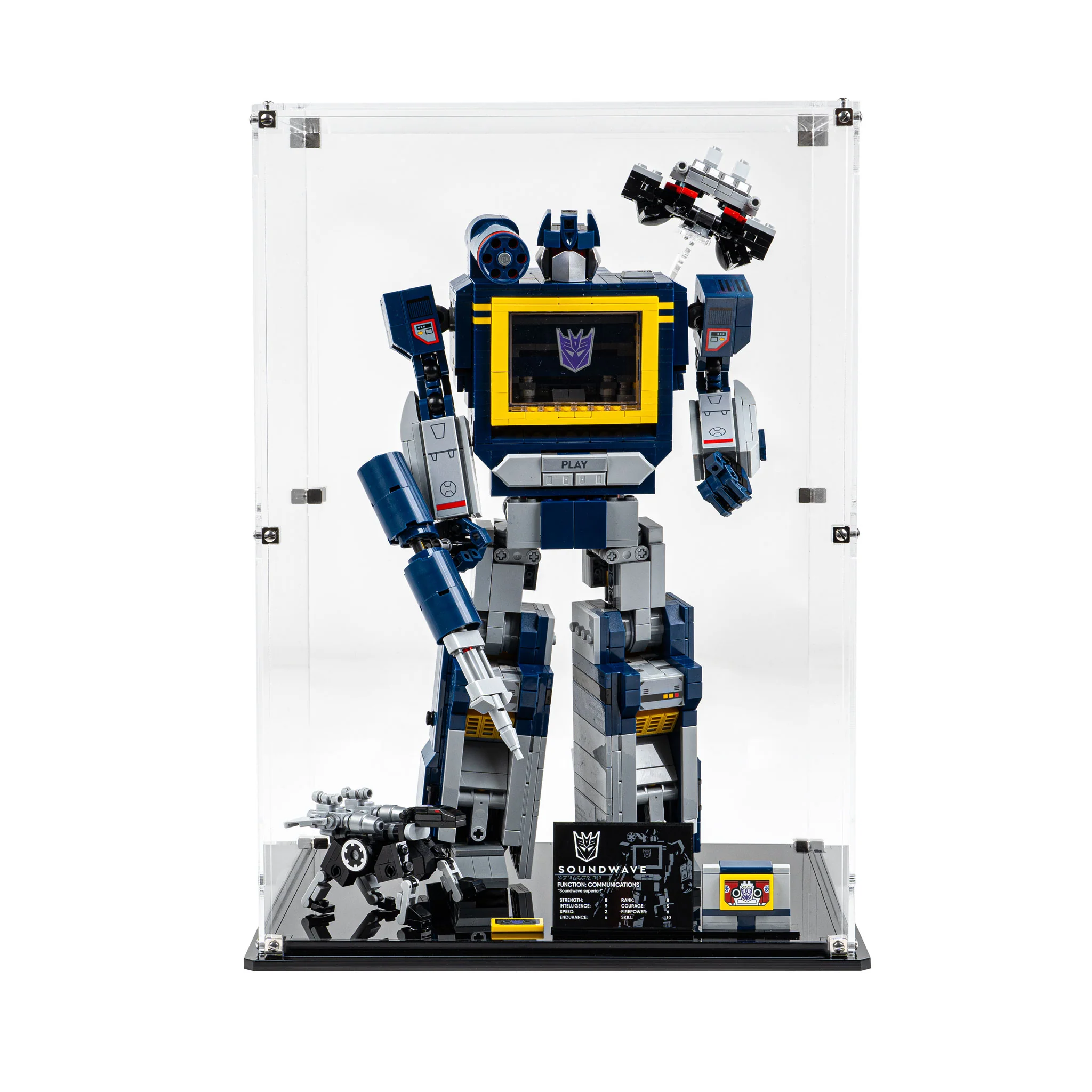 Display Case for LEGO® Icons: Transformers: Soundwave (10358) - Image 14