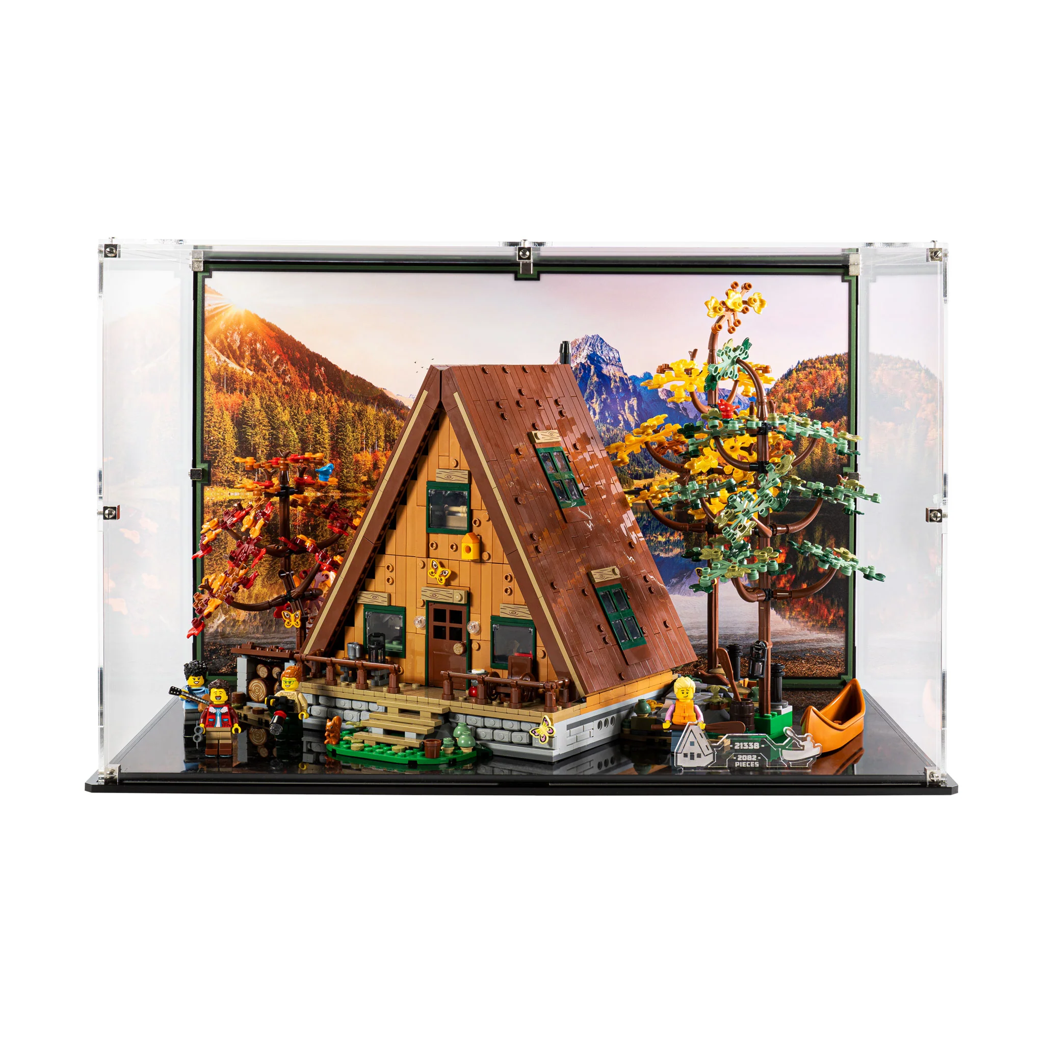 Display Case for LEGO® Ideas: A-Frame Cabin (21338) - Image 2