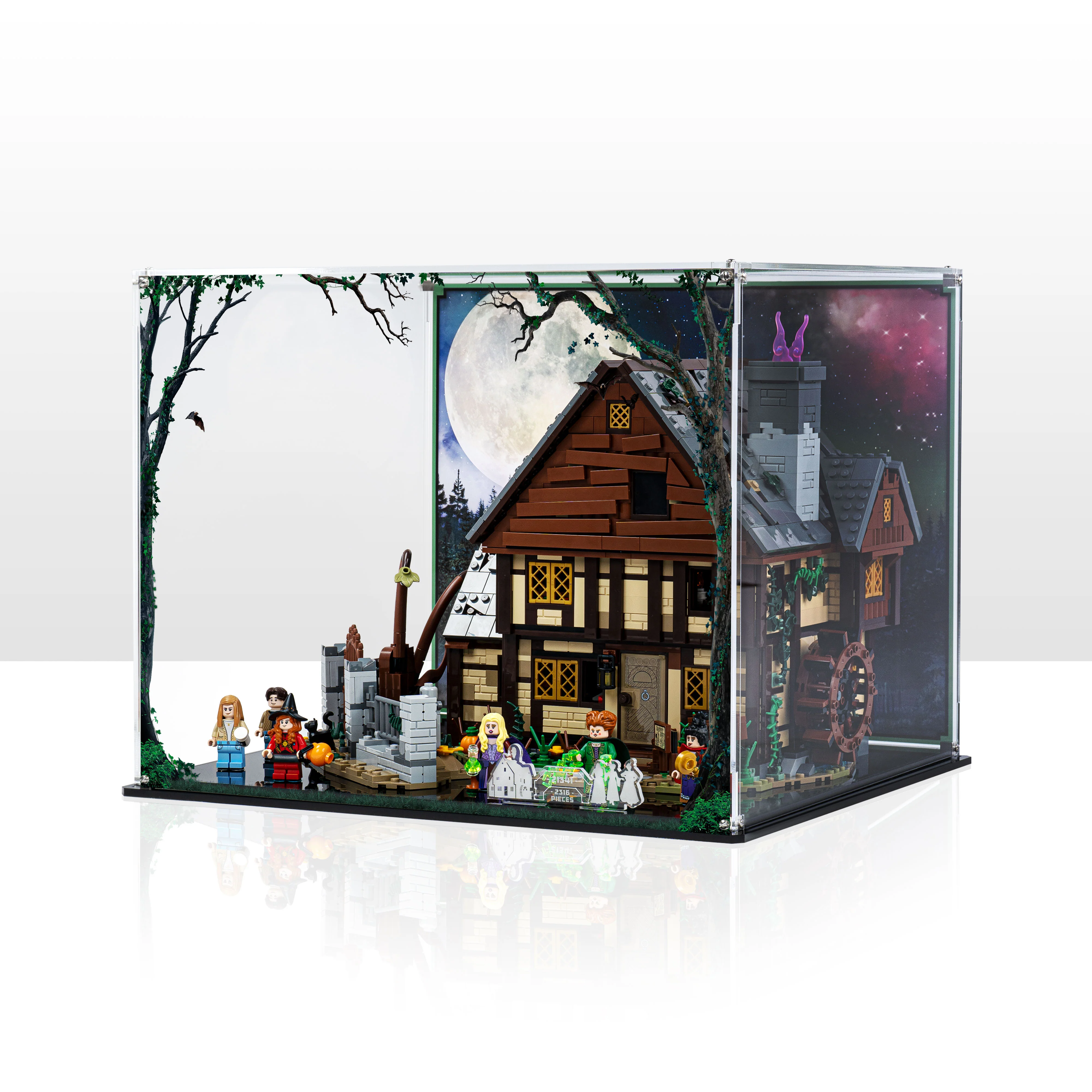Display Case for LEGO® Ideas Disney Hocus Pocus: Sanderson Sisters' Cottage (21341)