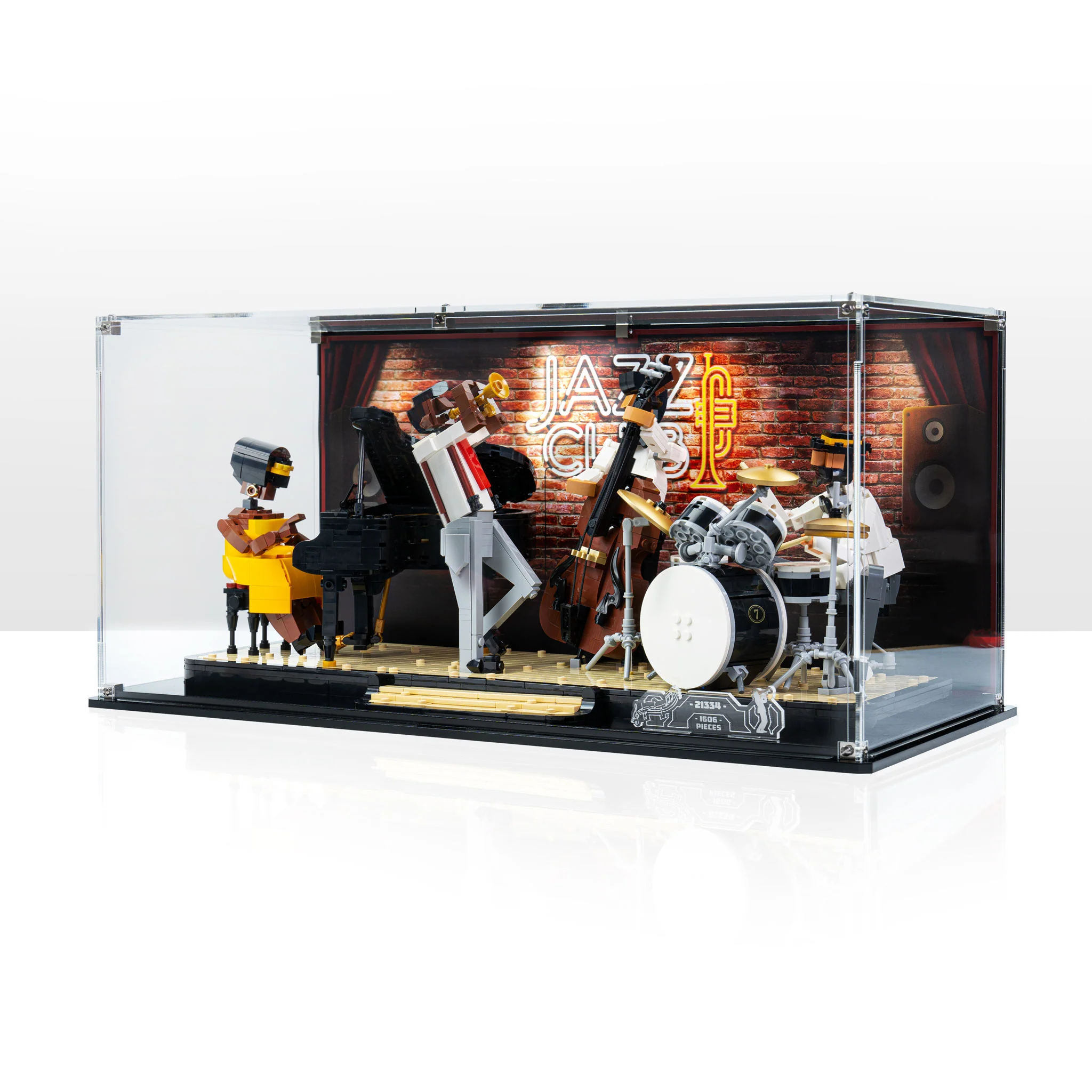 Display Case for LEGO® Ideas® Jazz Quartet (21334)