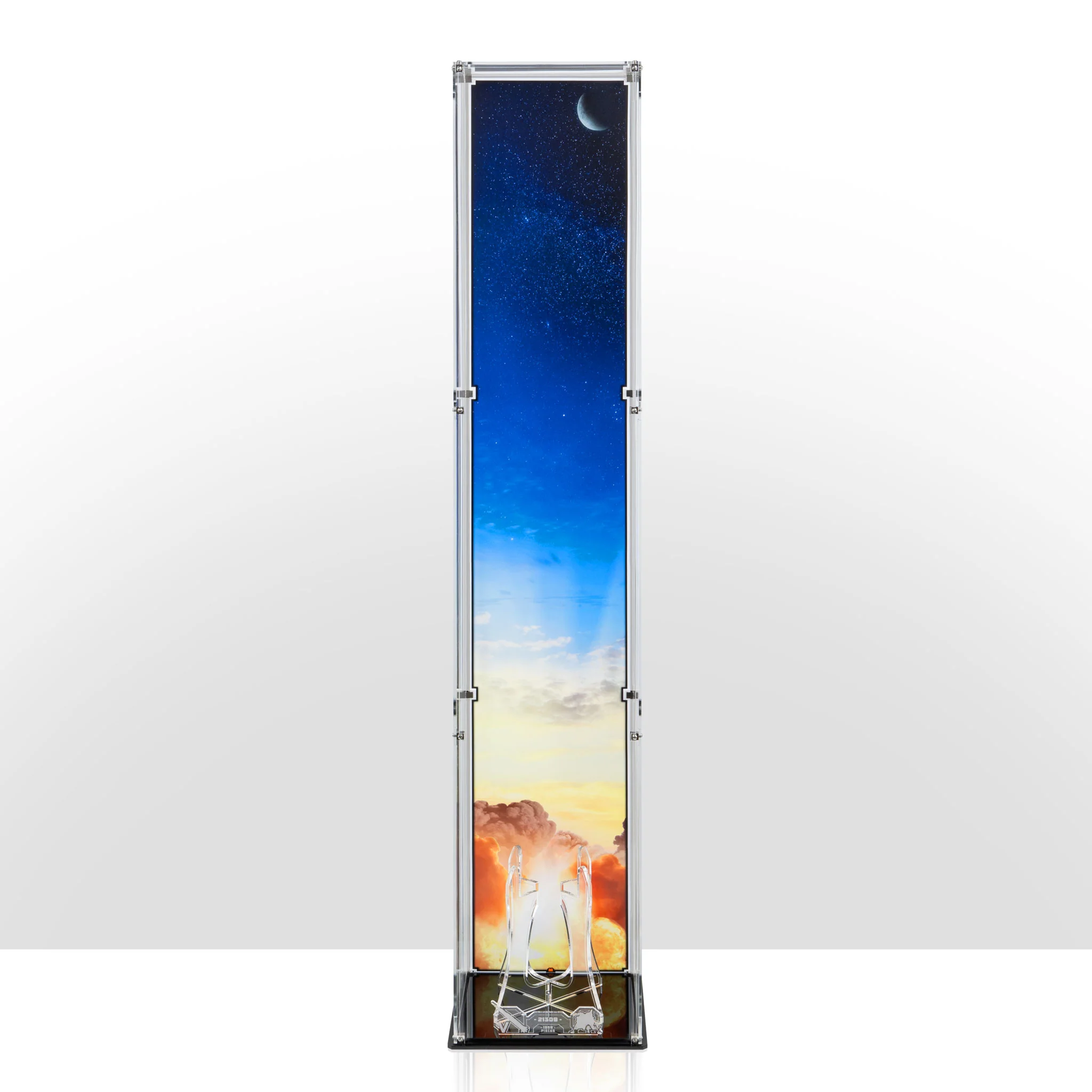 Display Case (vertical) for LEGO® Ideas: NASA Apollo Saturn V (21309) - Image 2