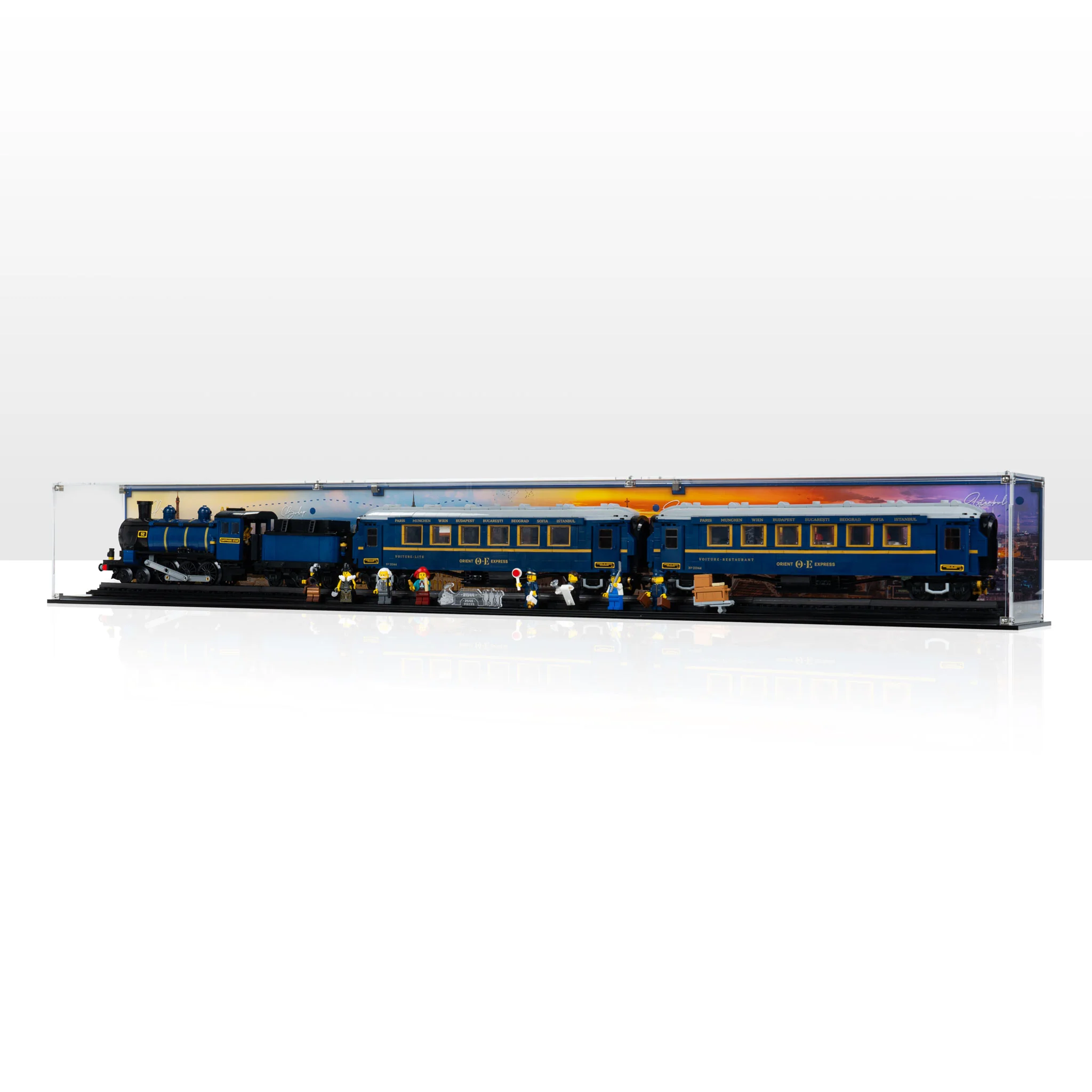Display Case for LEGO® Ideas: The Orient Express Train (21344)