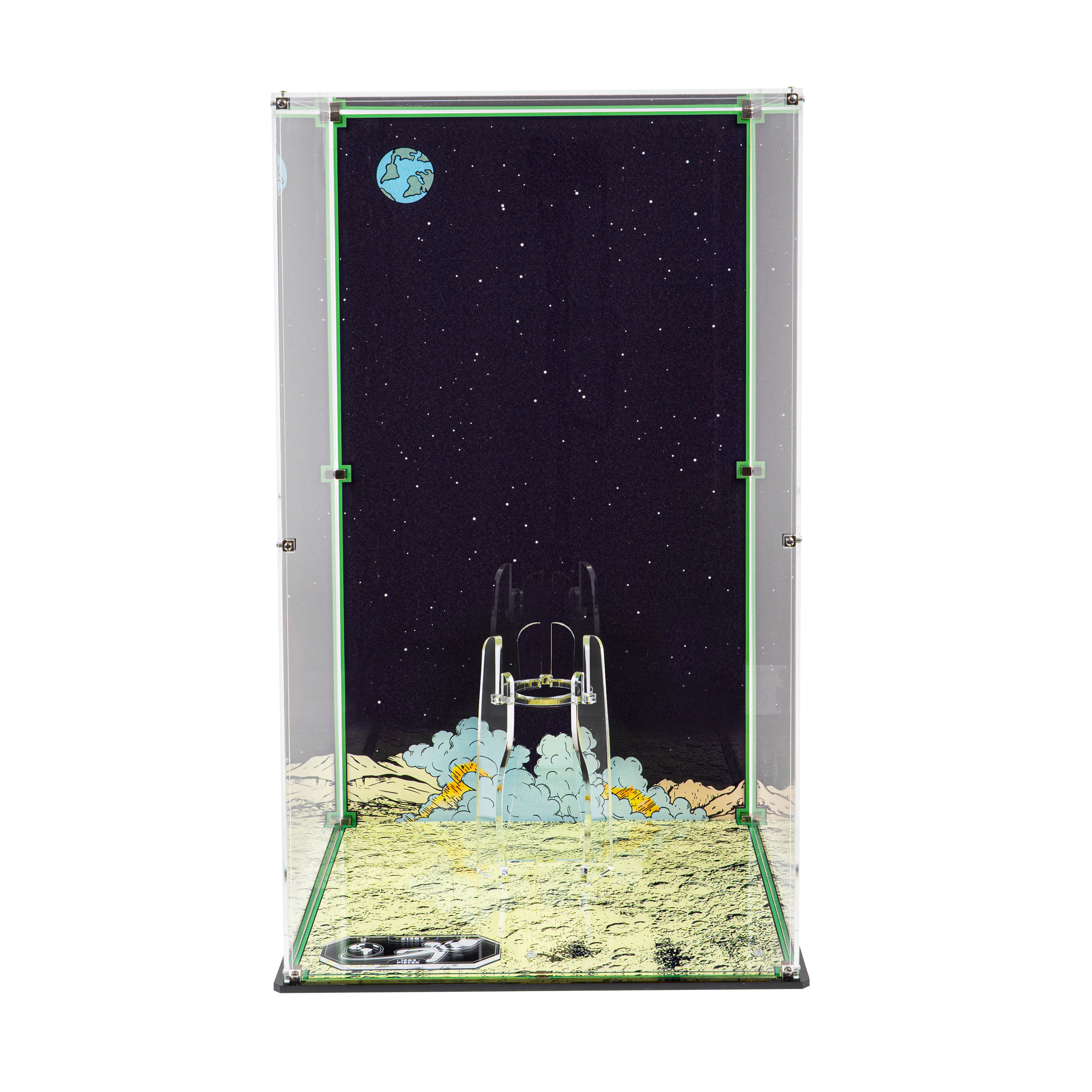Display Case for LEGO® Ideas: Tintin® Moon Rocket (21367) - Image 4