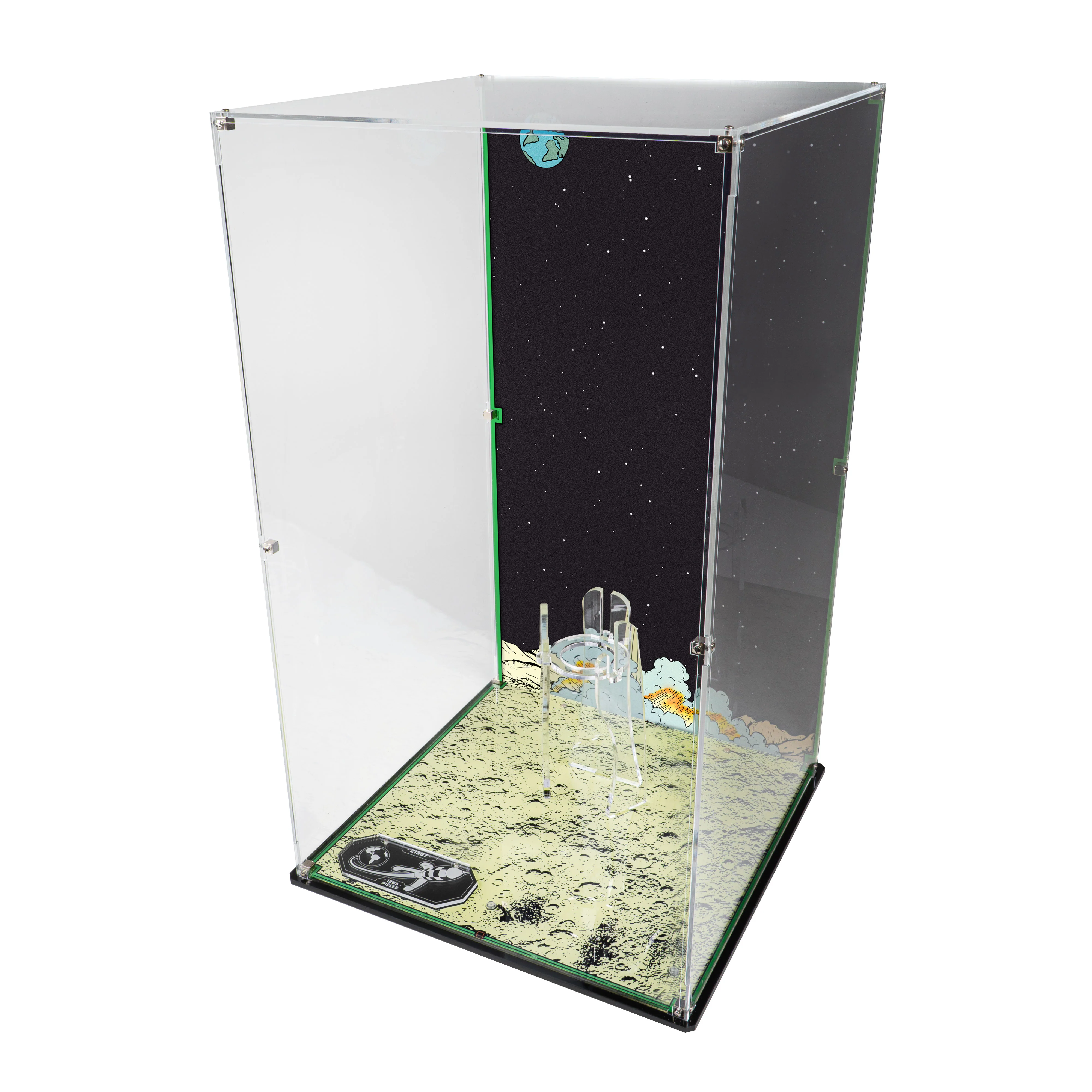 Display Case for LEGO® Ideas: Tintin® Moon Rocket (21367) - Image 5