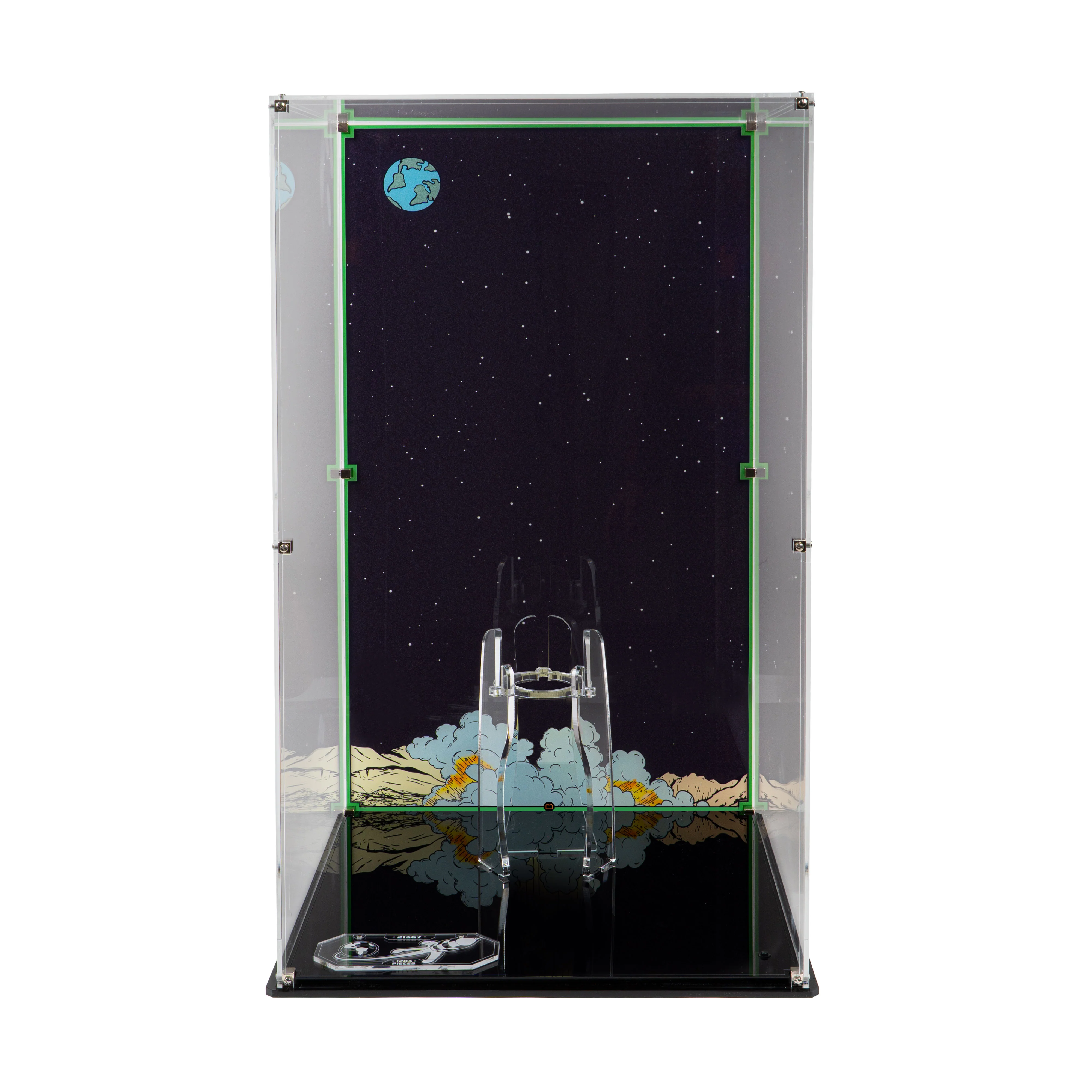 Display Case for LEGO® Ideas: Tintin® Moon Rocket (21367) - Image 9