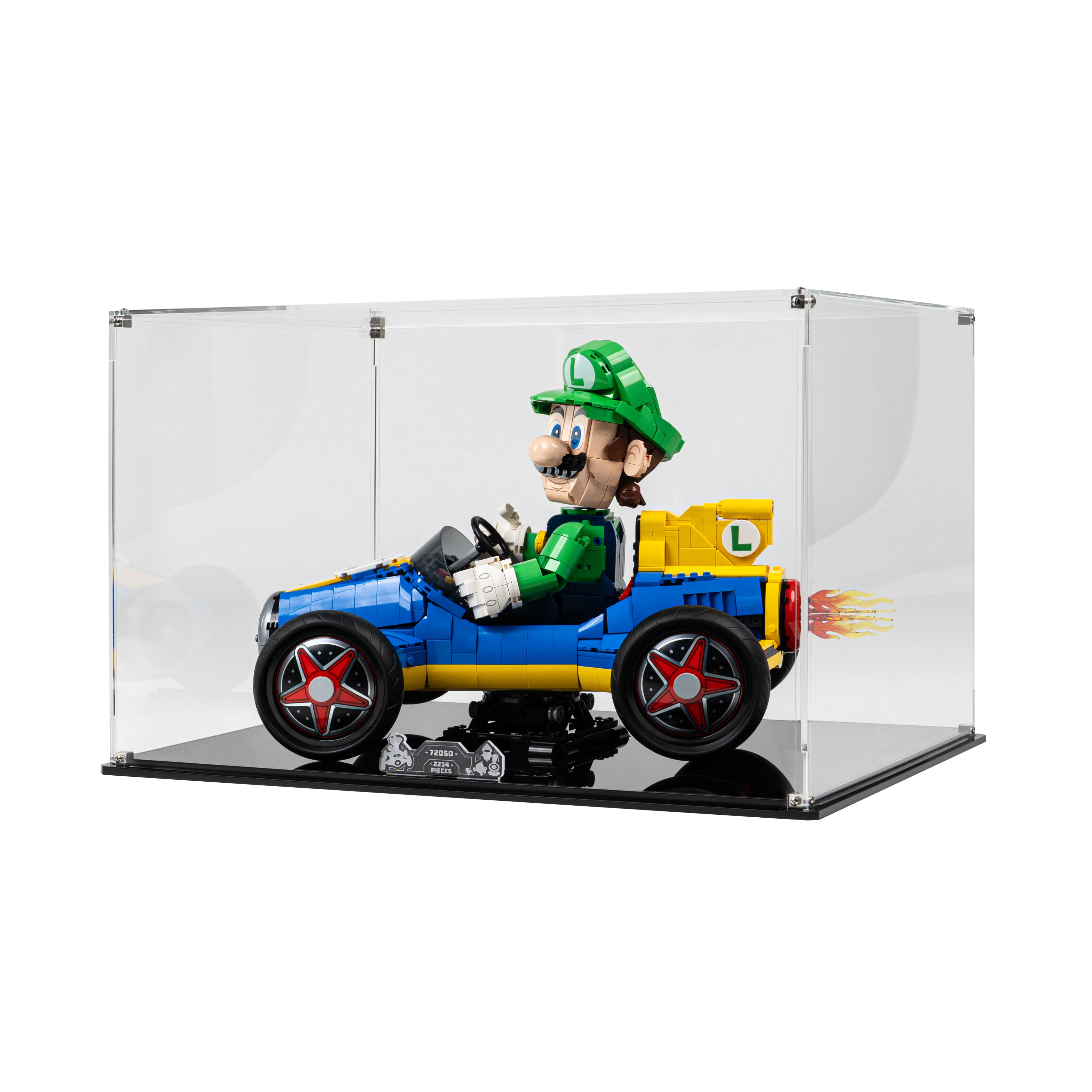 Display Case for LEGO® Mario Kart™ Luigi & Mach 8 (72050) - Image 10