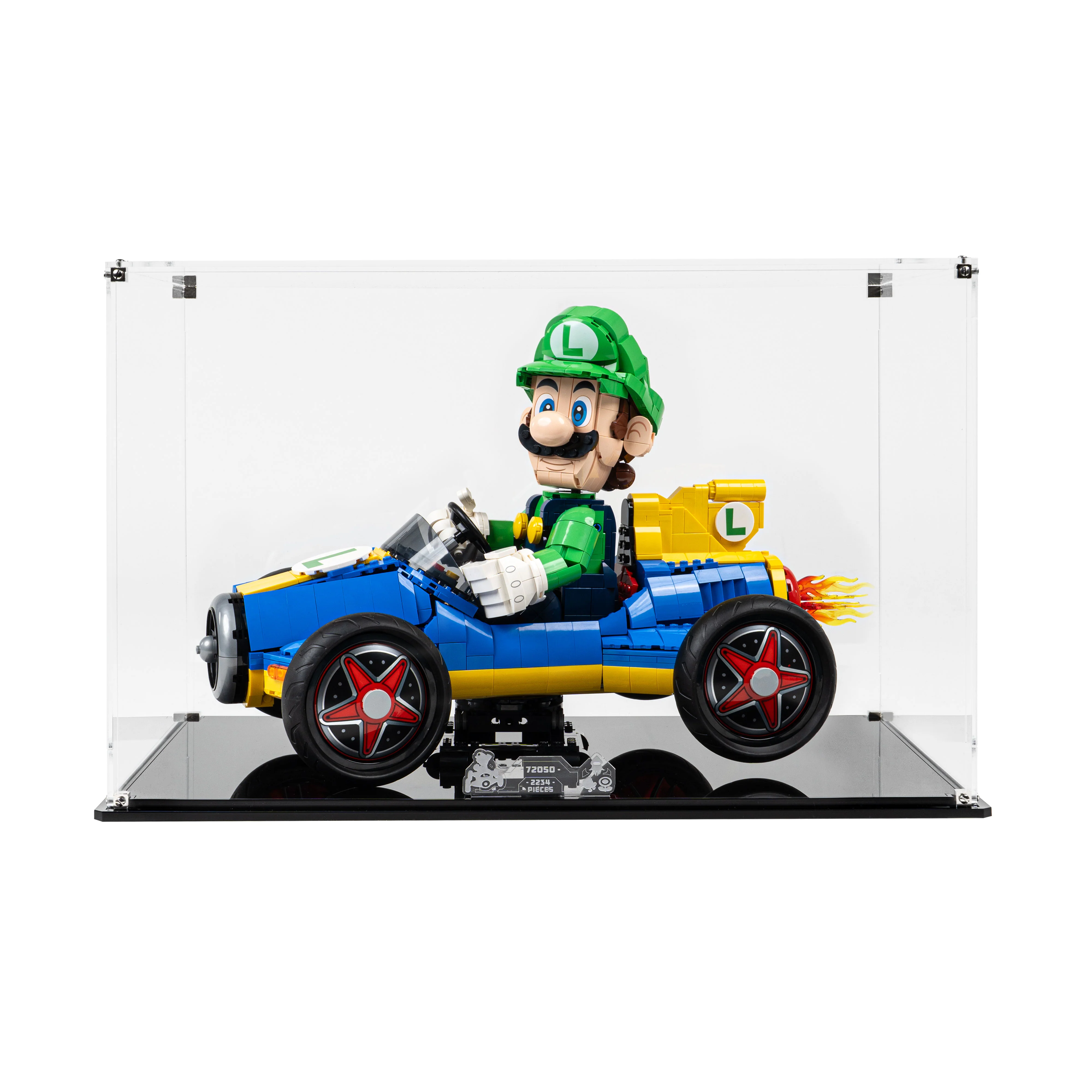 Display Case for LEGO® Mario Kart™ Luigi & Mach 8 (72050) - Image 11