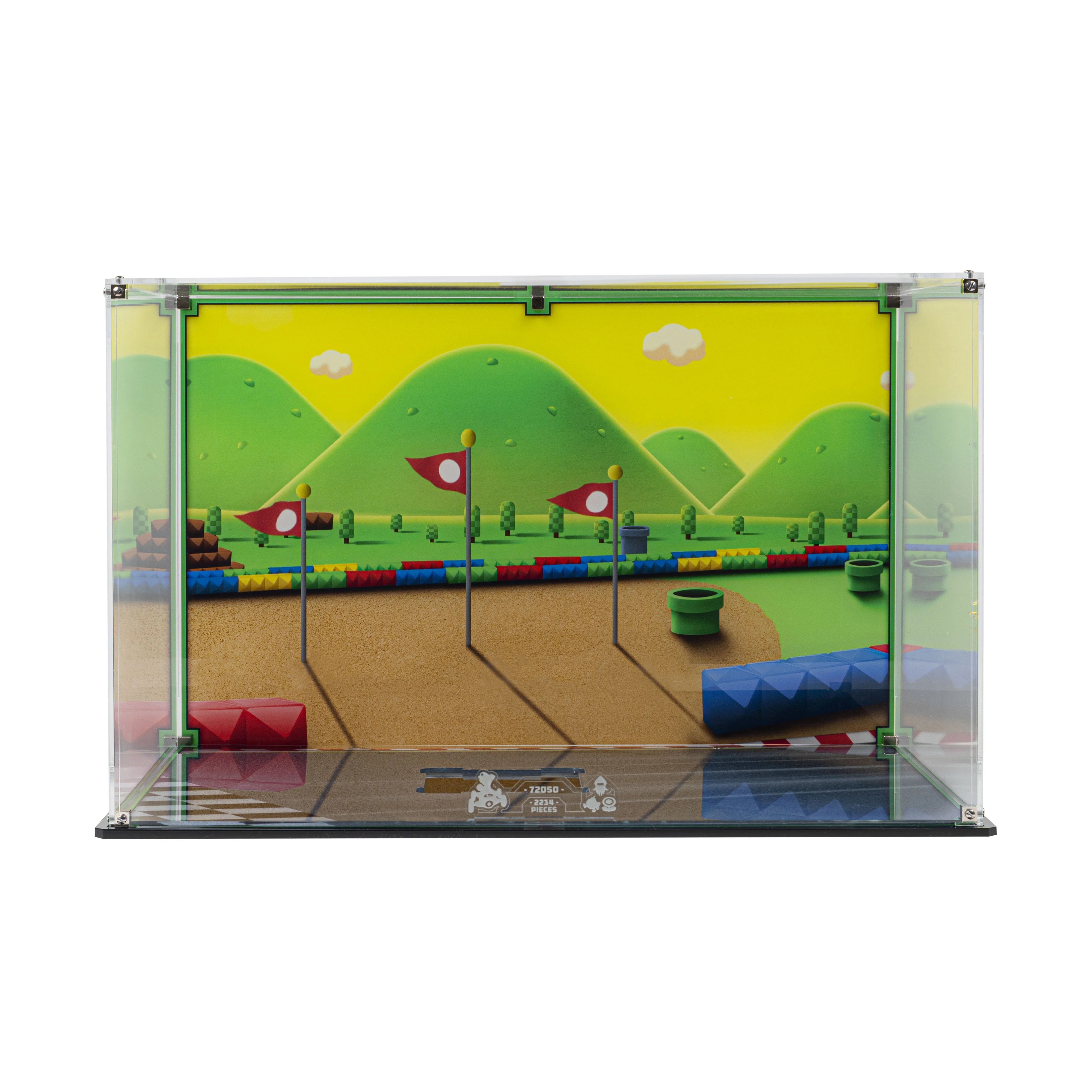 Display Case for LEGO® Mario Kart™ Luigi & Mach 8 (72050) - Image 4