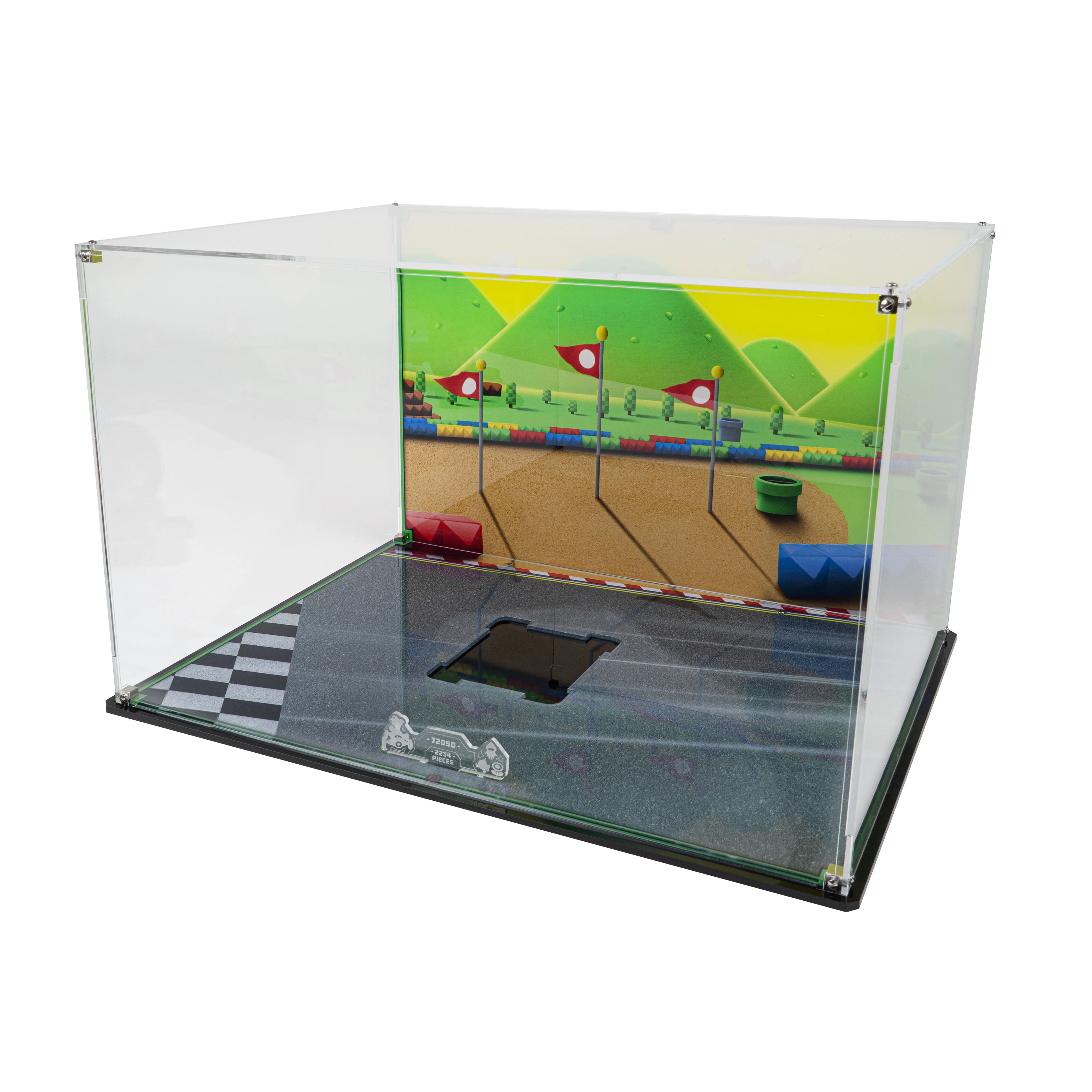 Display Case for LEGO® Mario Kart™ Luigi & Mach 8 (72050) - Image 5