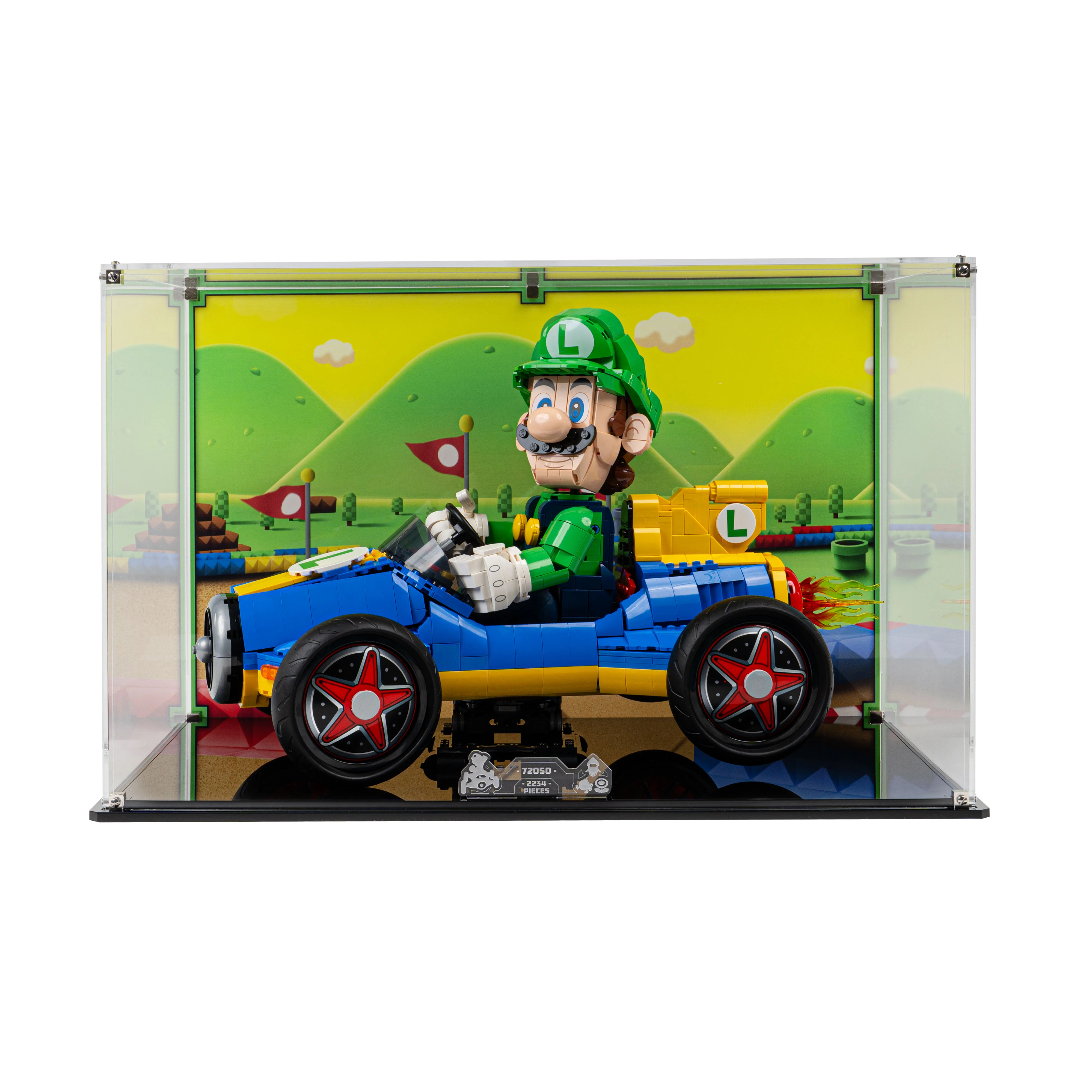 Display Case for LEGO® Mario Kart™ Luigi & Mach 8 (72050) - Image 6