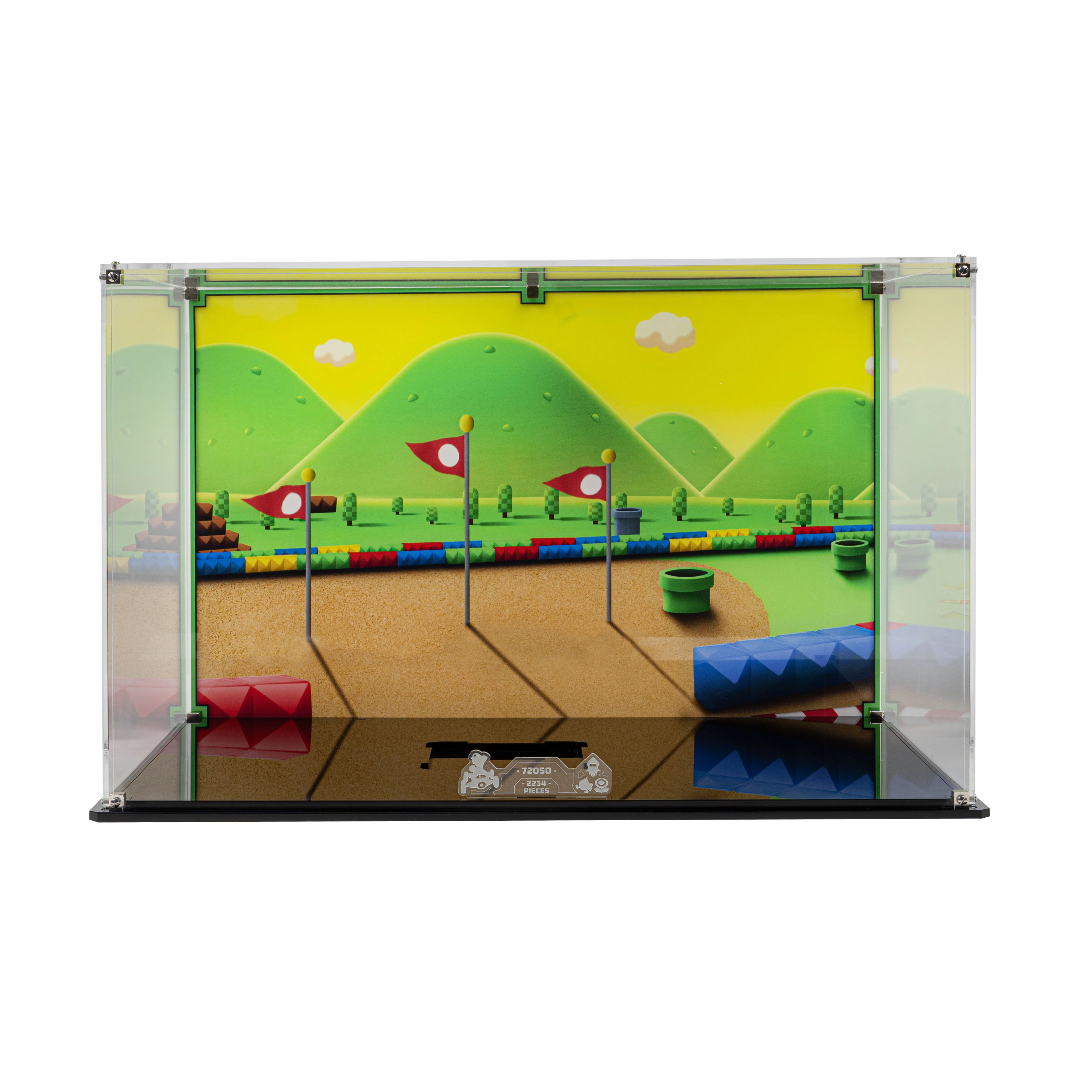 Display Case for LEGO® Mario Kart™ Luigi & Mach 8 (72050) - Image 7