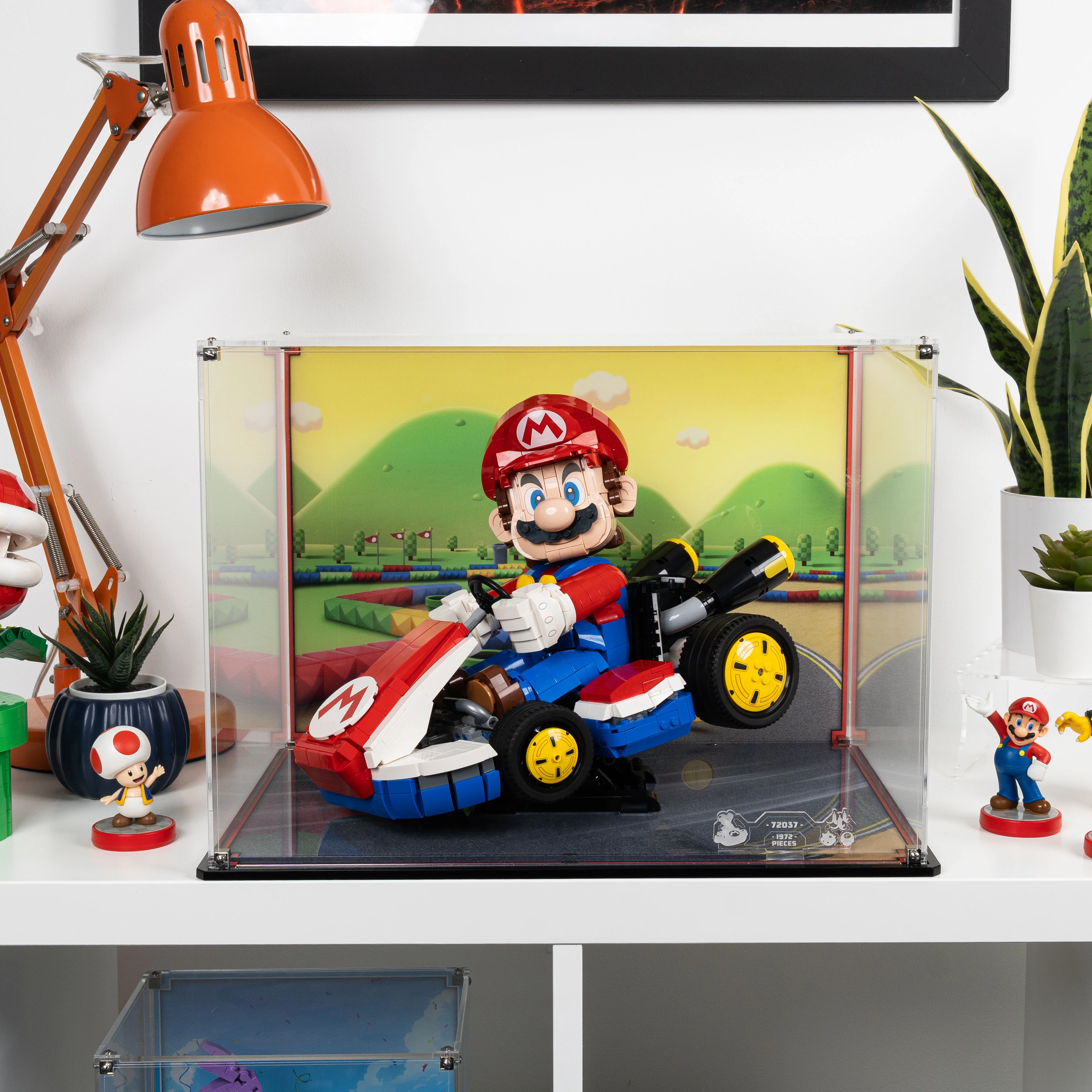 Display Case for LEGO® Mario Kart™ Mario & Standard Kart (72037) - Image 18
