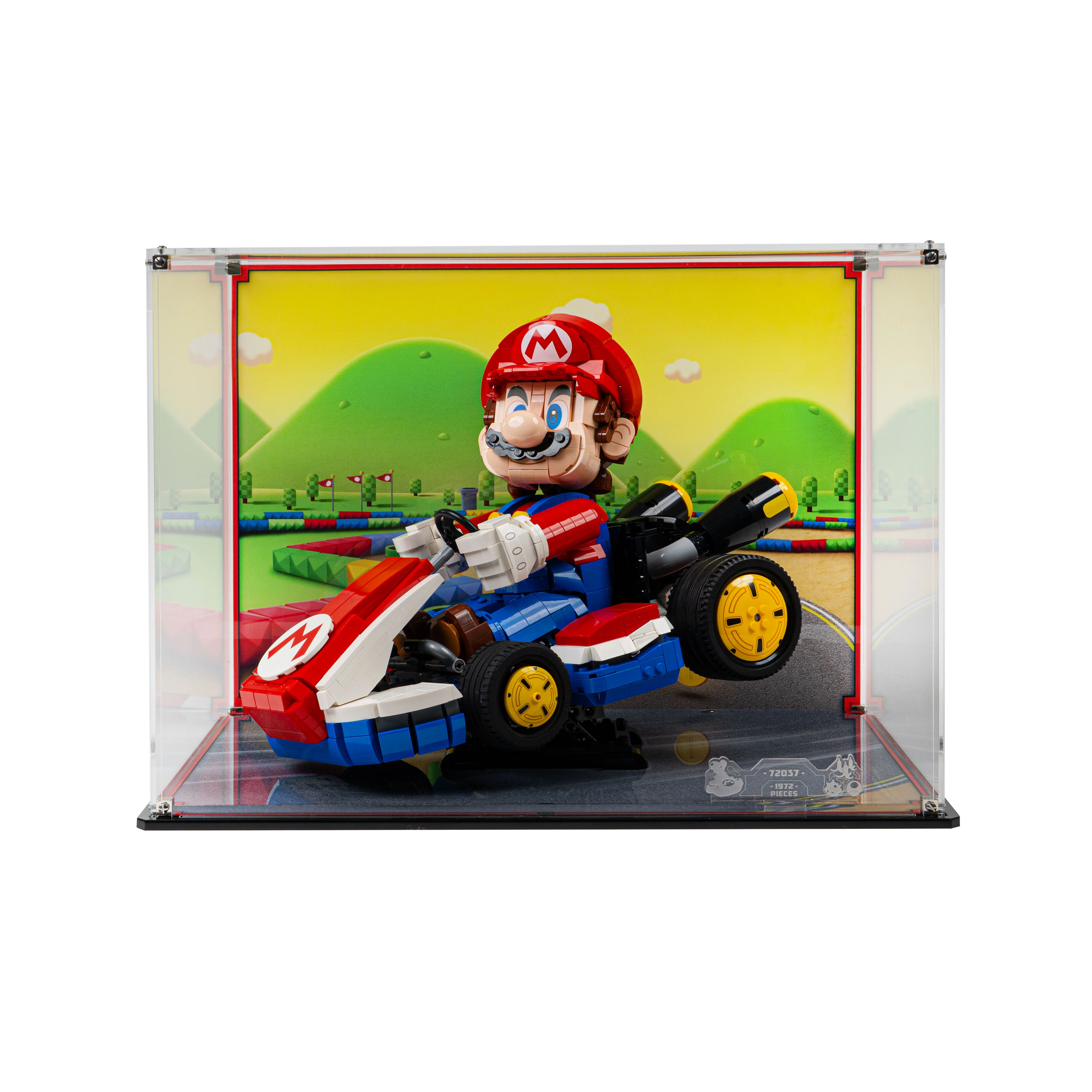 Display Case for LEGO® Mario Kart™ Mario & Standard Kart (72037) - Image 4