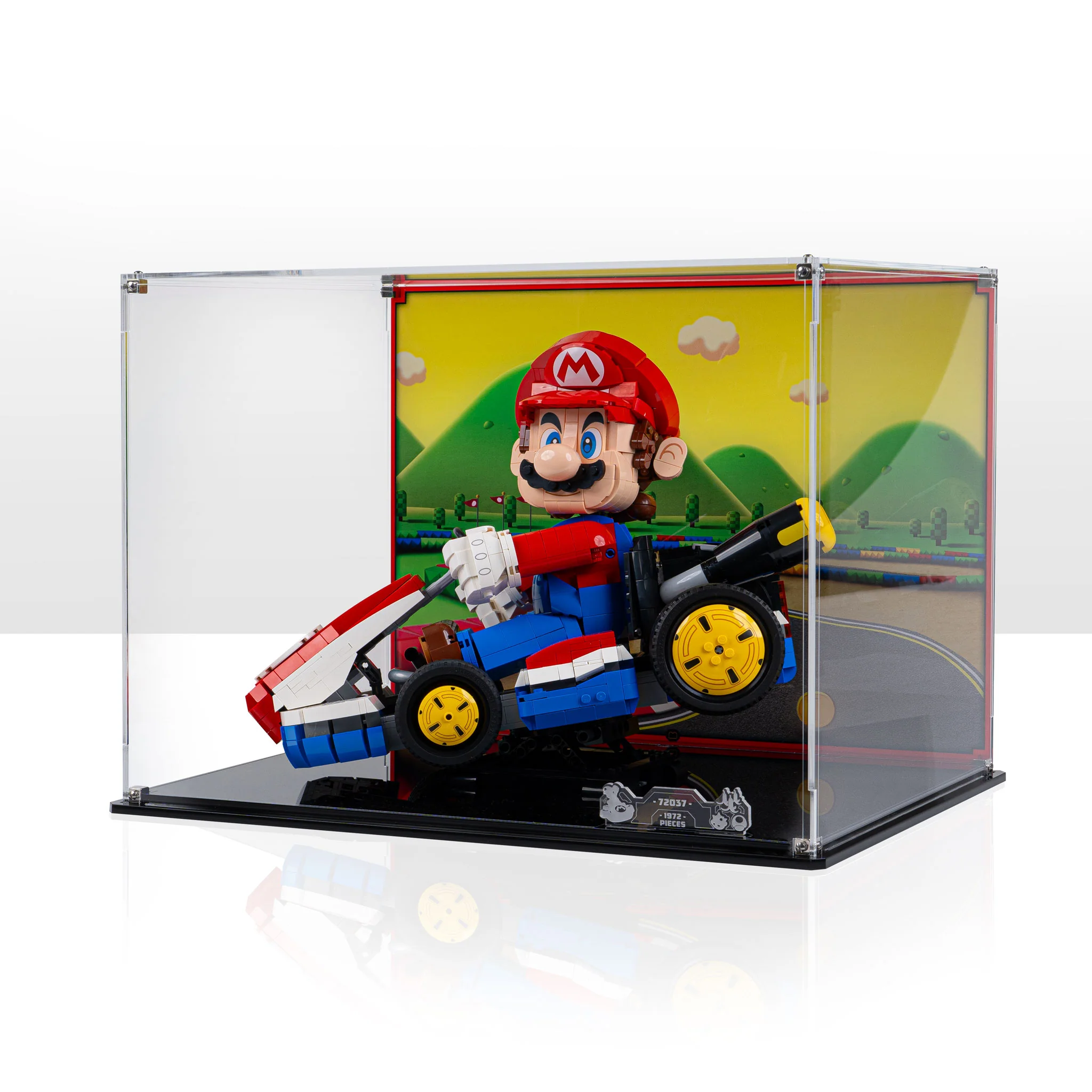 Display Case for LEGO® Mario Kart™ Mario & Standard Kart (72037) - Image 7