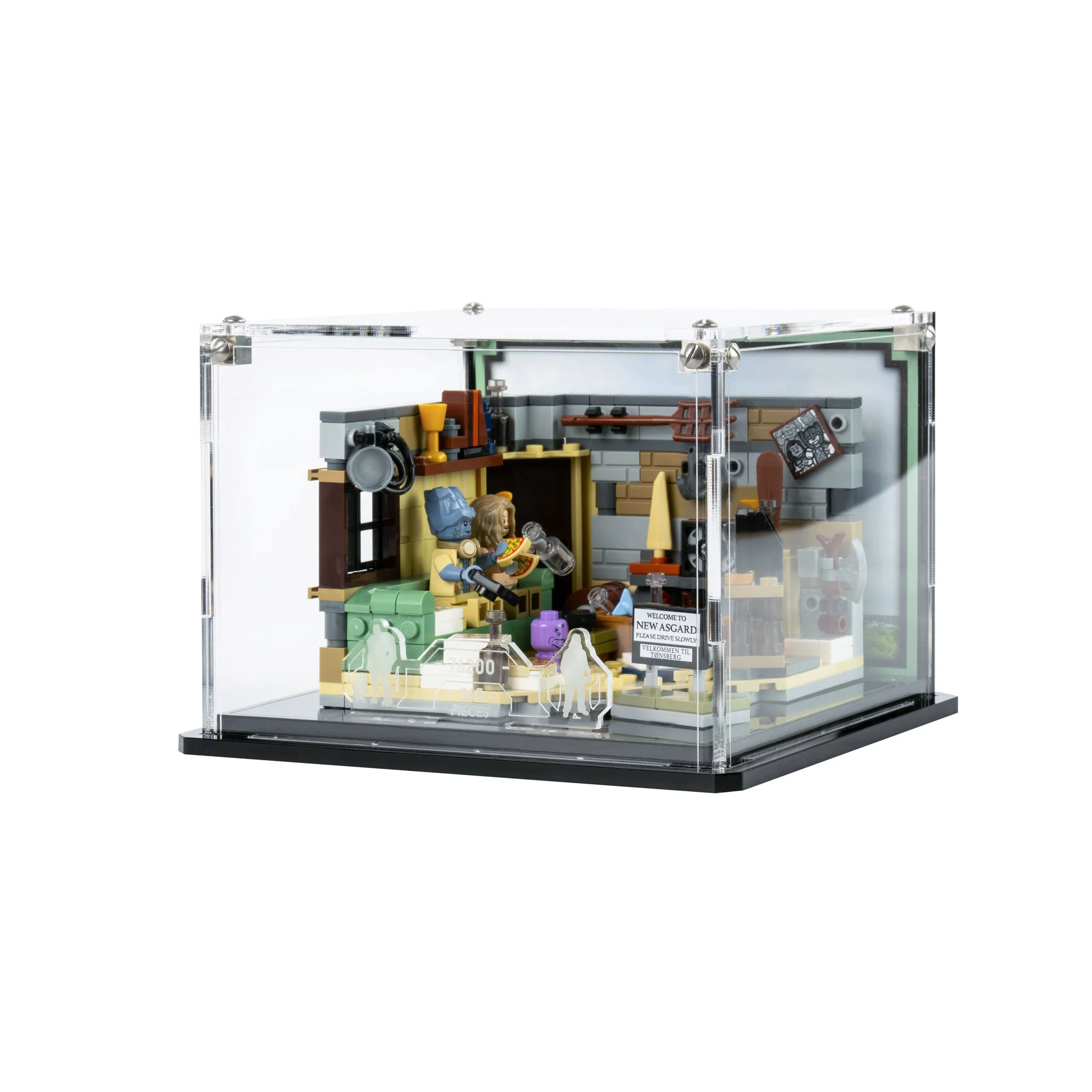 Display Case for LEGO® Marvel: Bro Thor's New Asgard (76200) - Image 2
