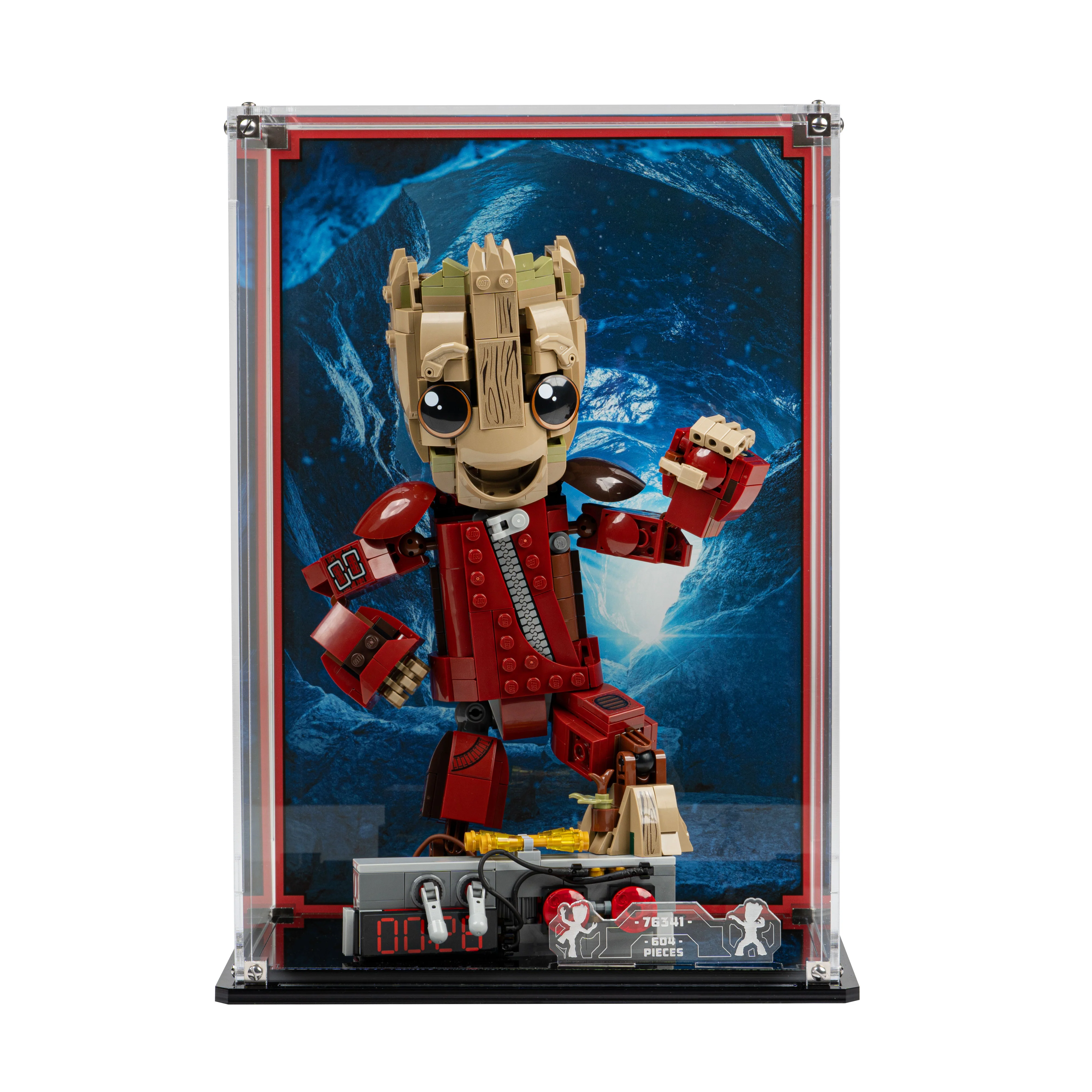 Display Case for LEGO® Marvel: Ravager Jumpsuit Groot (76341) - Image 5