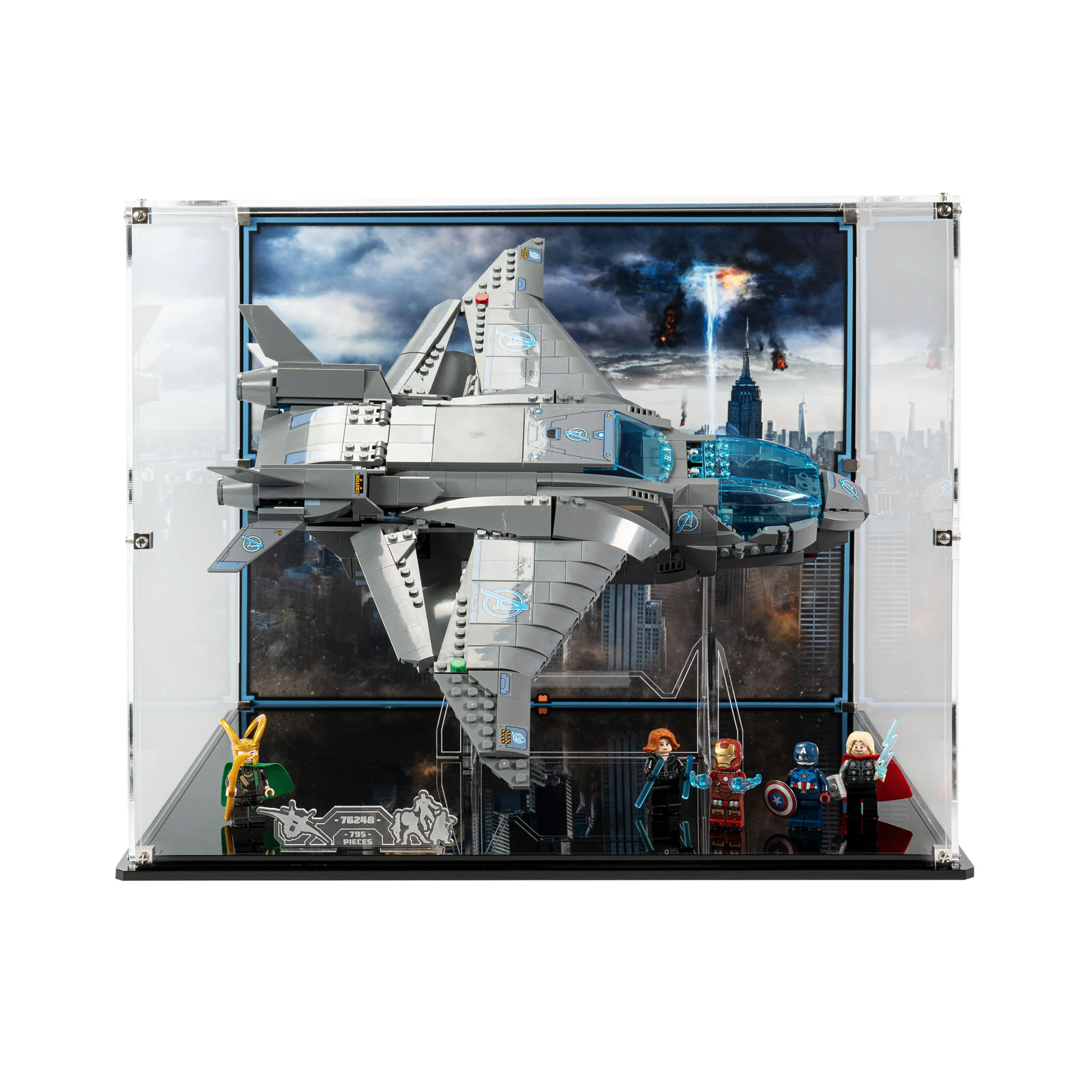 Display Case for LEGO® Marvel: The Avengers Quinjet (76248) - Image 2