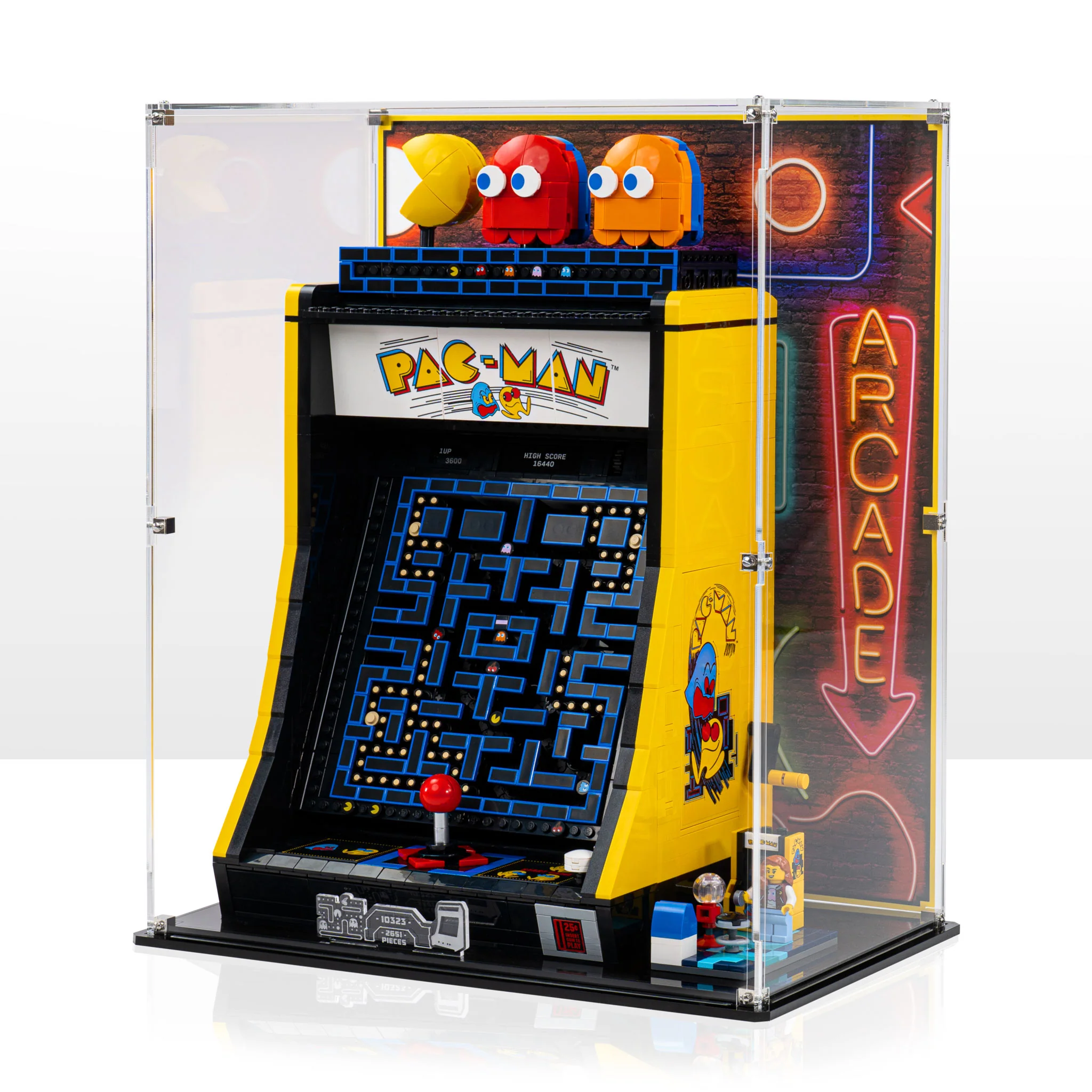 Display Case for LEGO® PAC-MAN Arcade (10323)