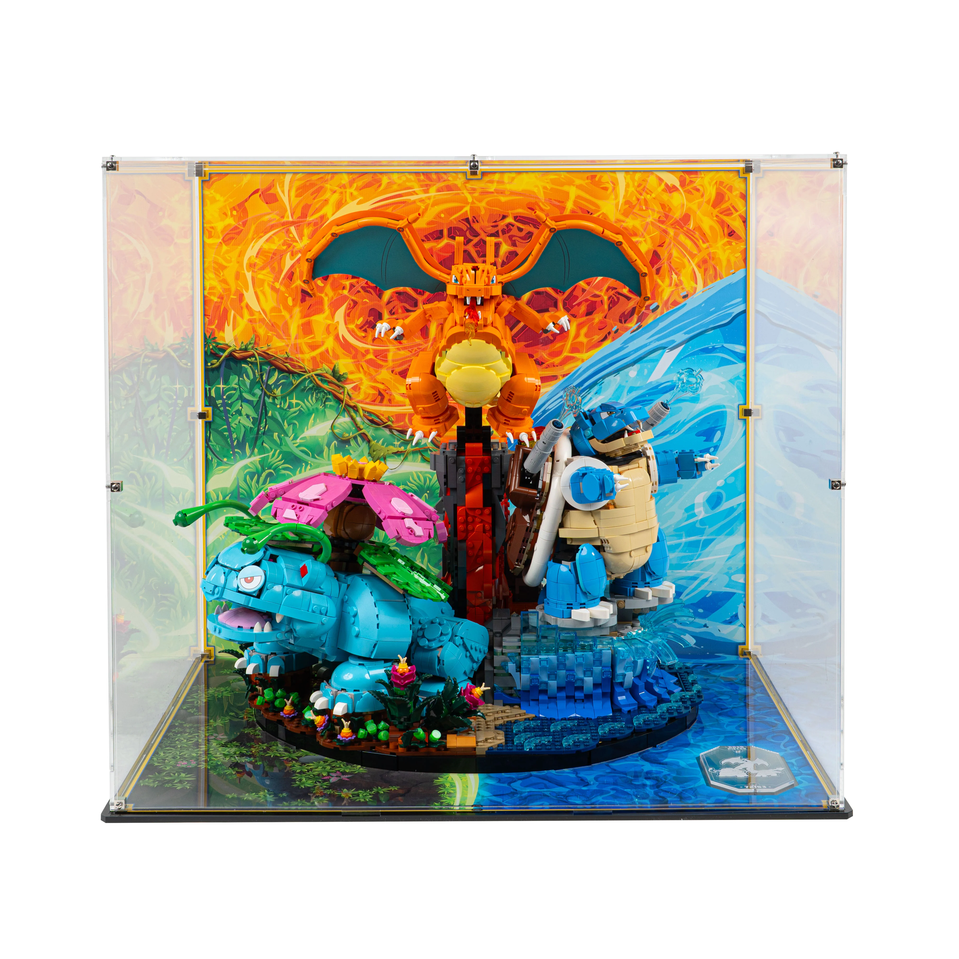 Display Case for LEGO® Pokémon™: Venusaur, Charizard and Blastoise (72153) - Image 4