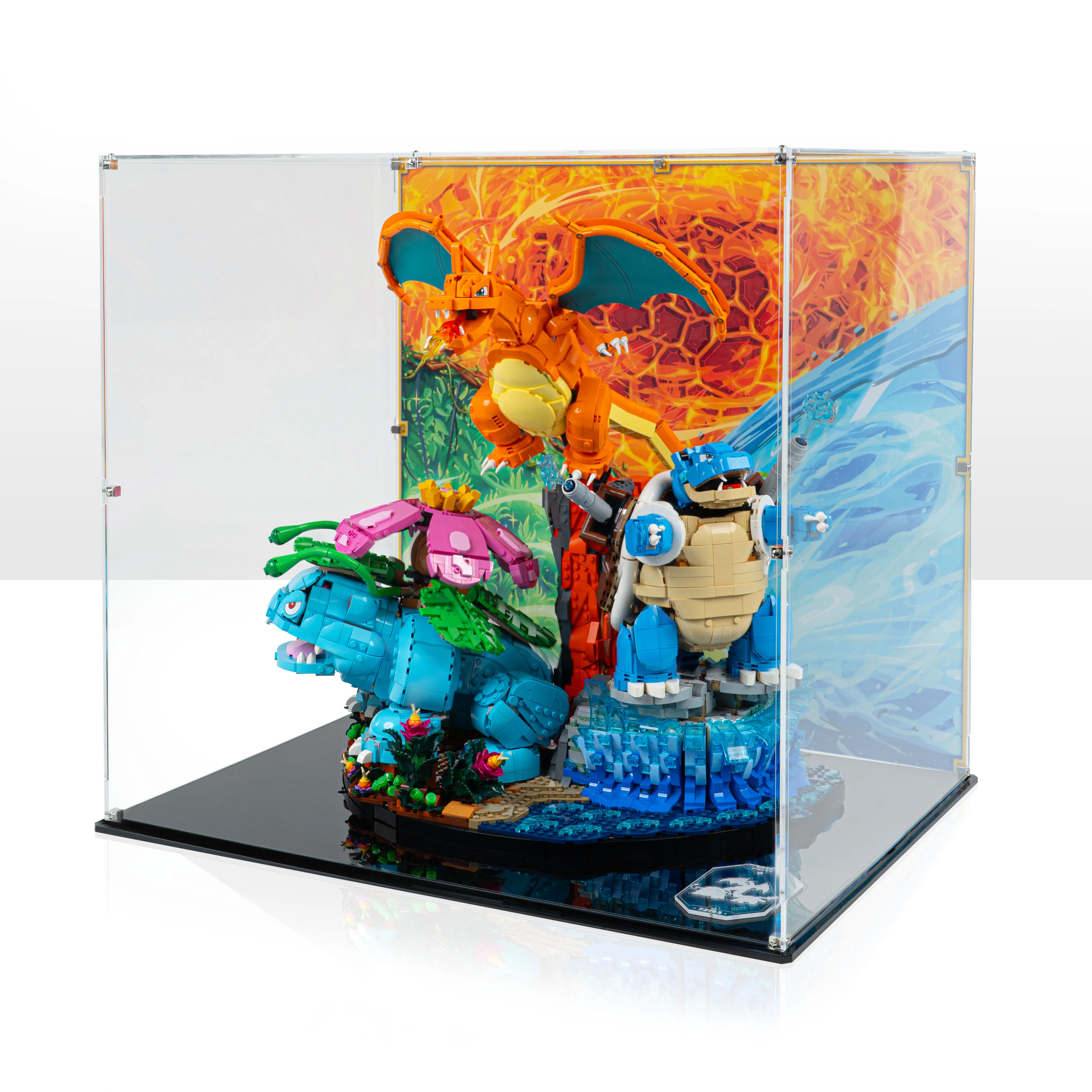 Display Case for LEGO® Pokémon™: Venusaur, Charizard and Blastoise (72153) - Image 7