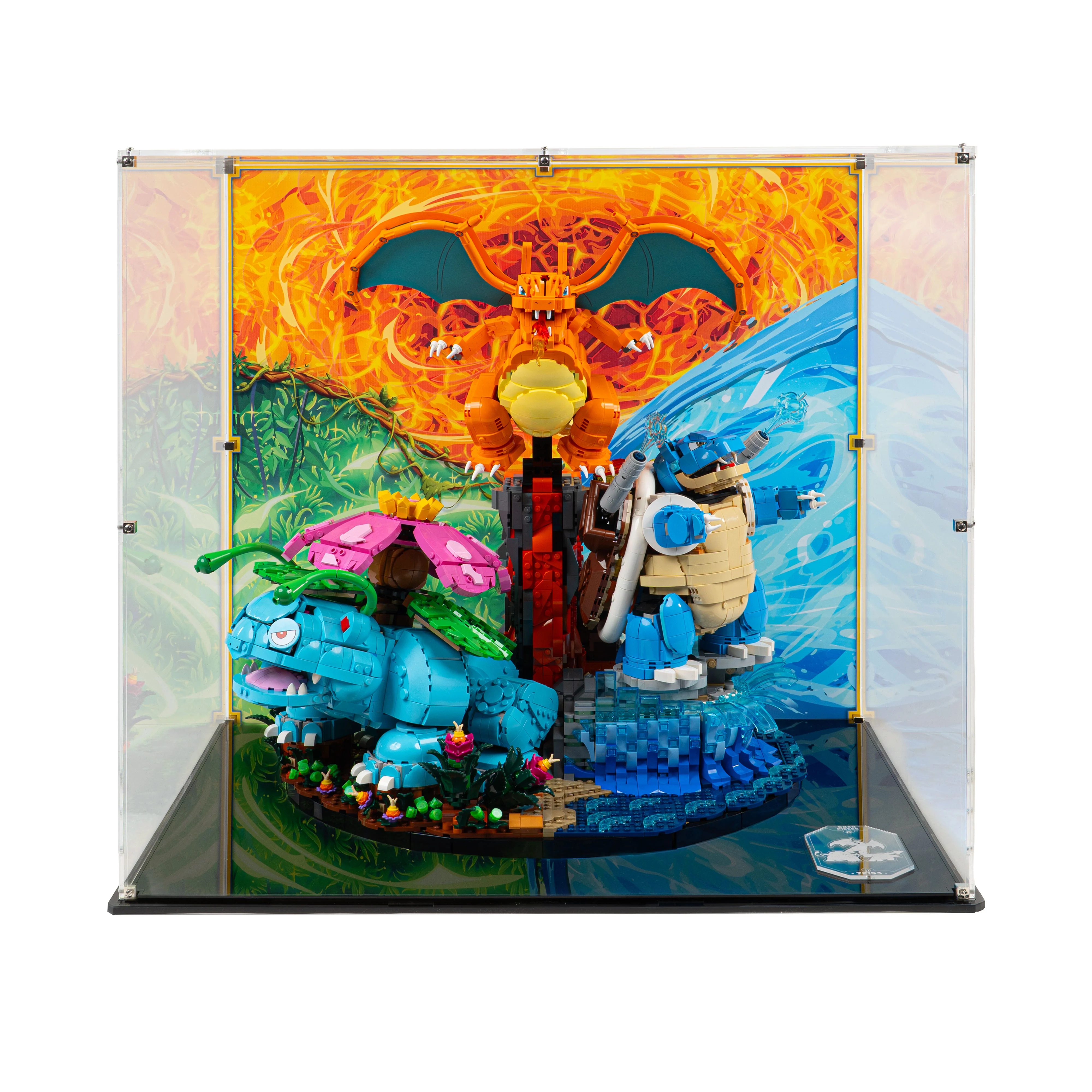Display Case for LEGO® Pokémon™: Venusaur, Charizard and Blastoise (72153) - Image 8
