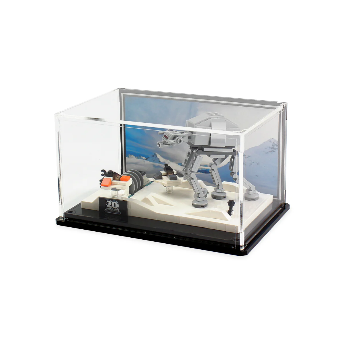 Display Case for LEGO® Star Wars™ Battle of Hoth 20th Anniversary Edition (40333)