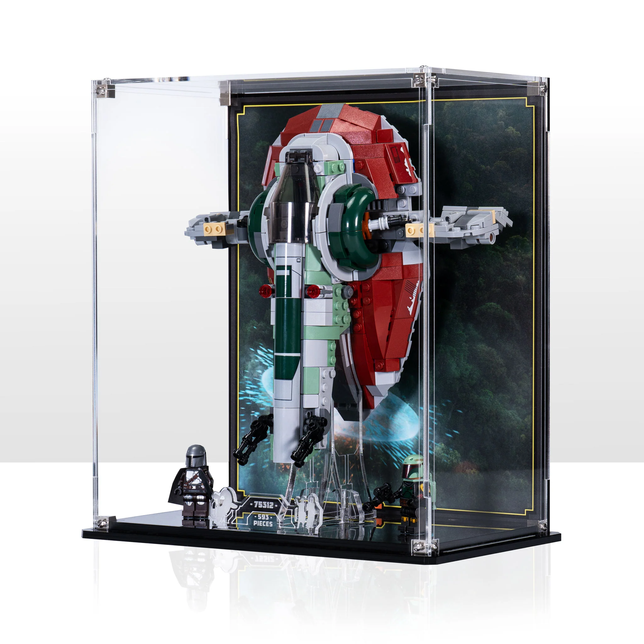 Display Case for LEGO® Star Wars™: Boba Fett’s Starship™ (75312)
