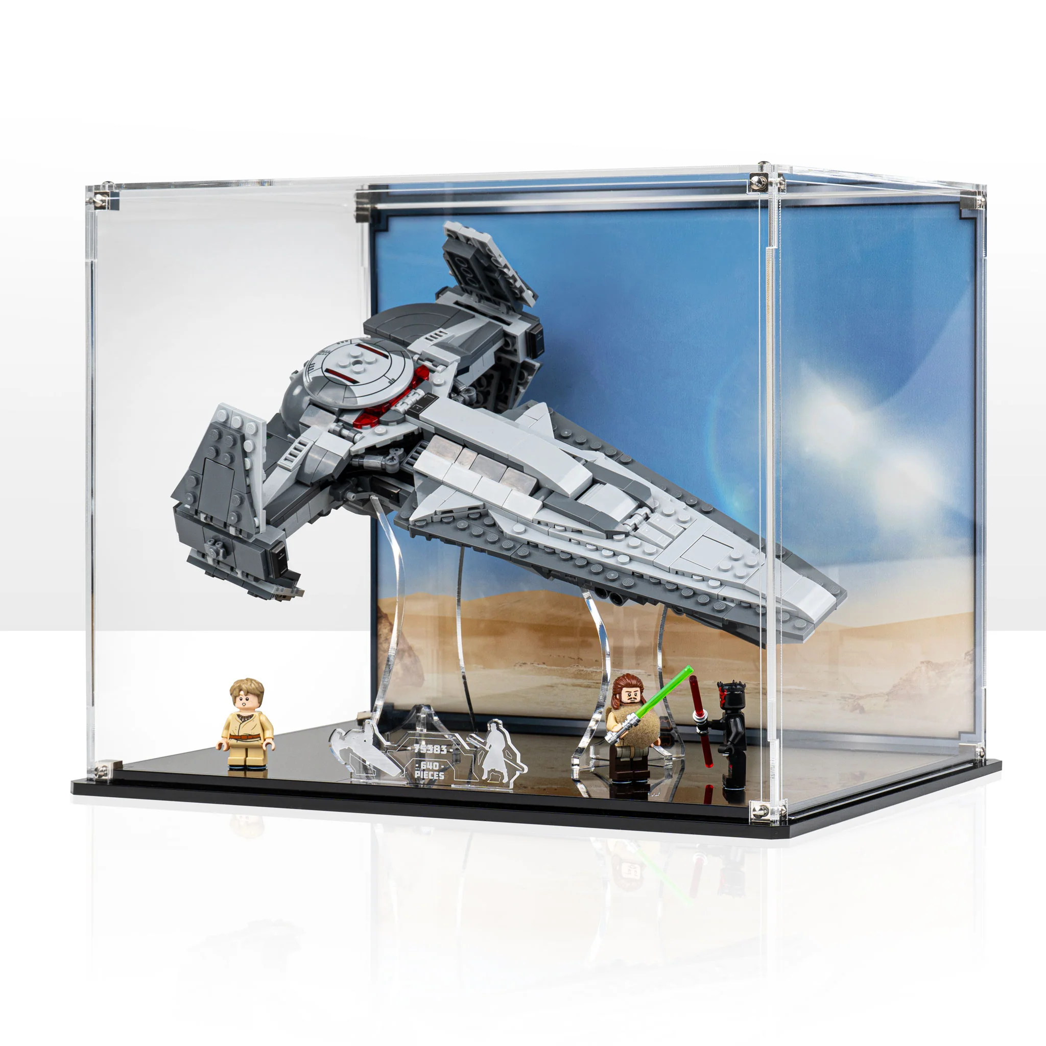 Display Case for LEGO® Star Wars Darth Maul's Sith Infiltrator (75383)