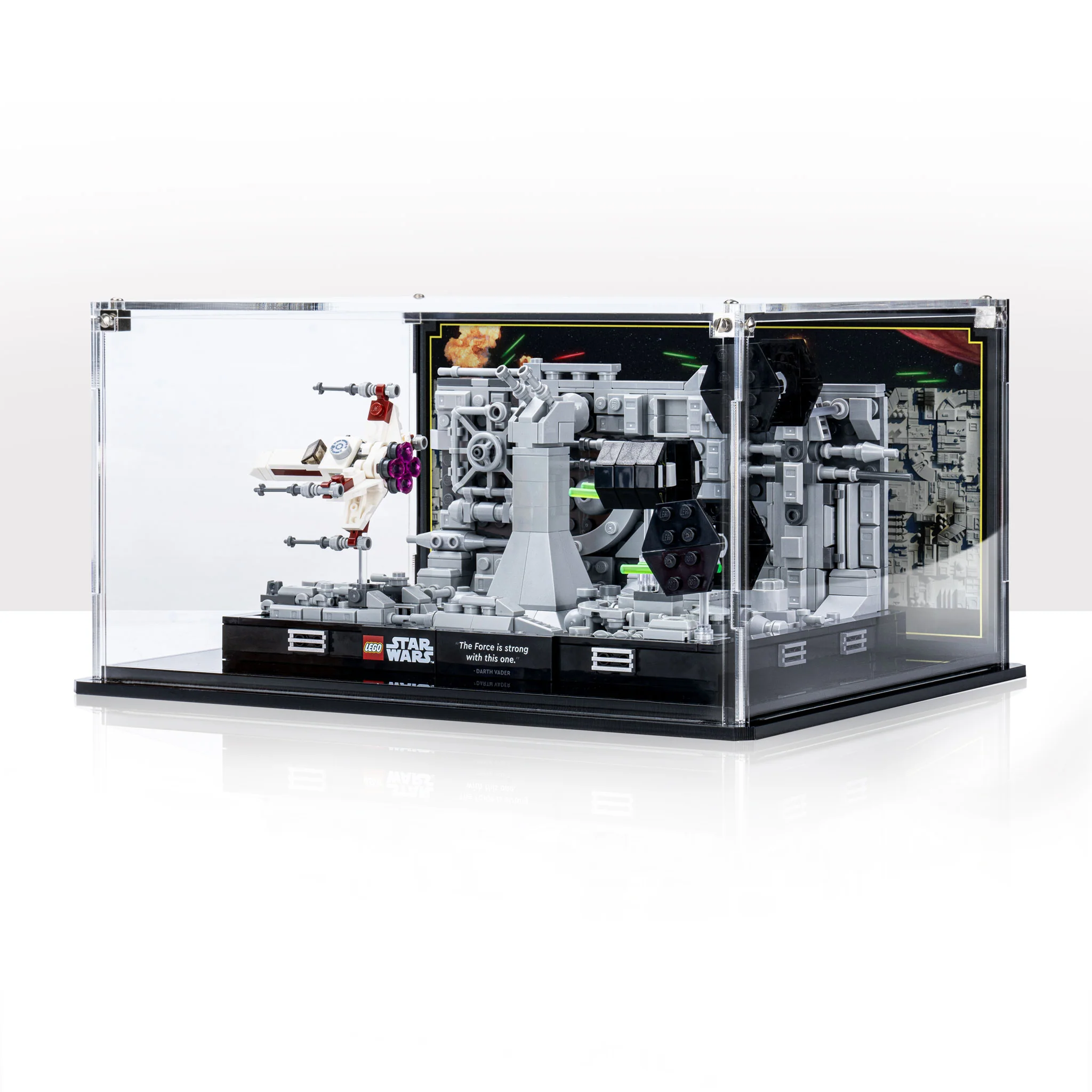 Display Case for LEGO® Star Wars™ Death Star Trench Run Diorama (75329)