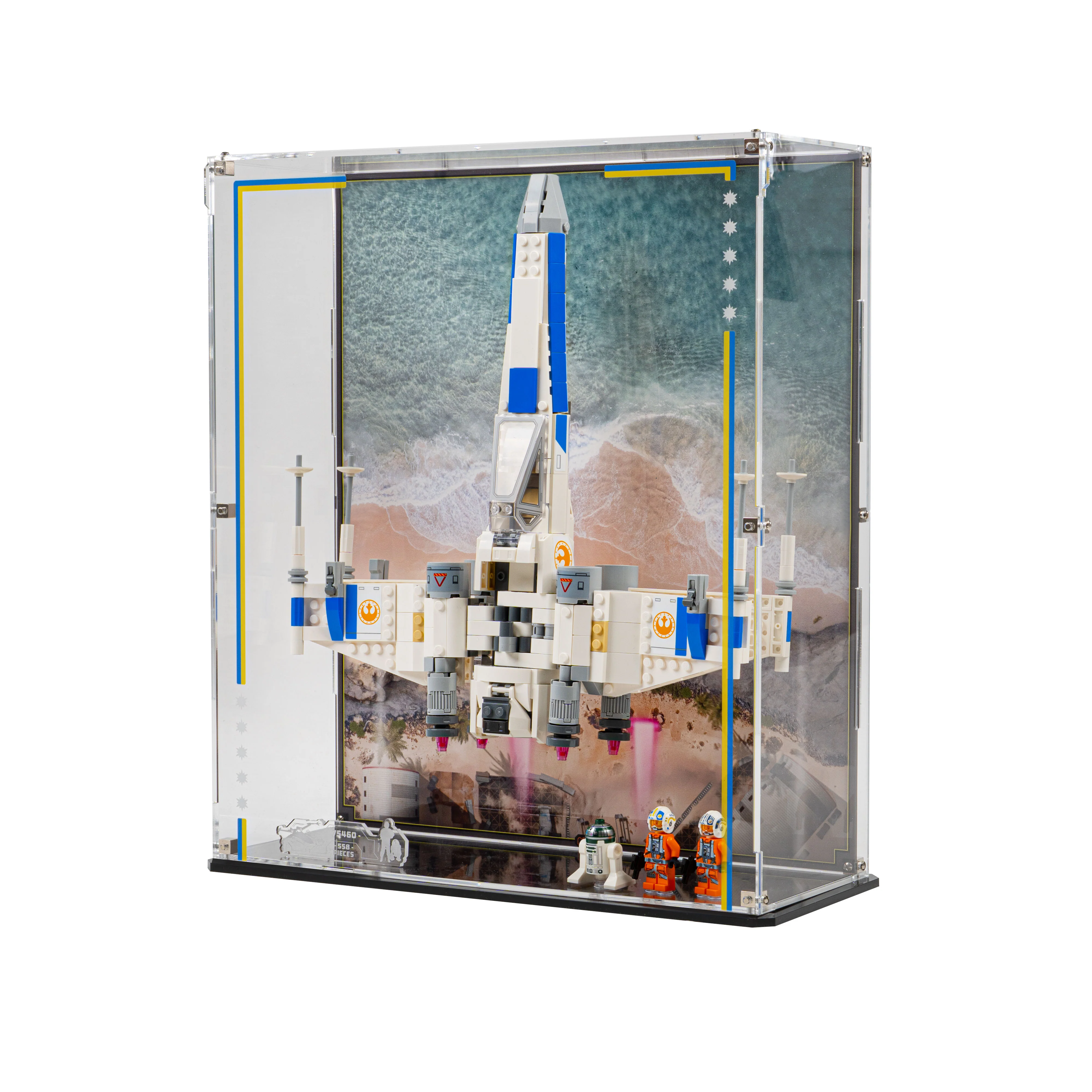 Wall Mountable Display Case for LEGO® Star Wars: New Republic X-Wing Starfighter™ (75460) - Image 4