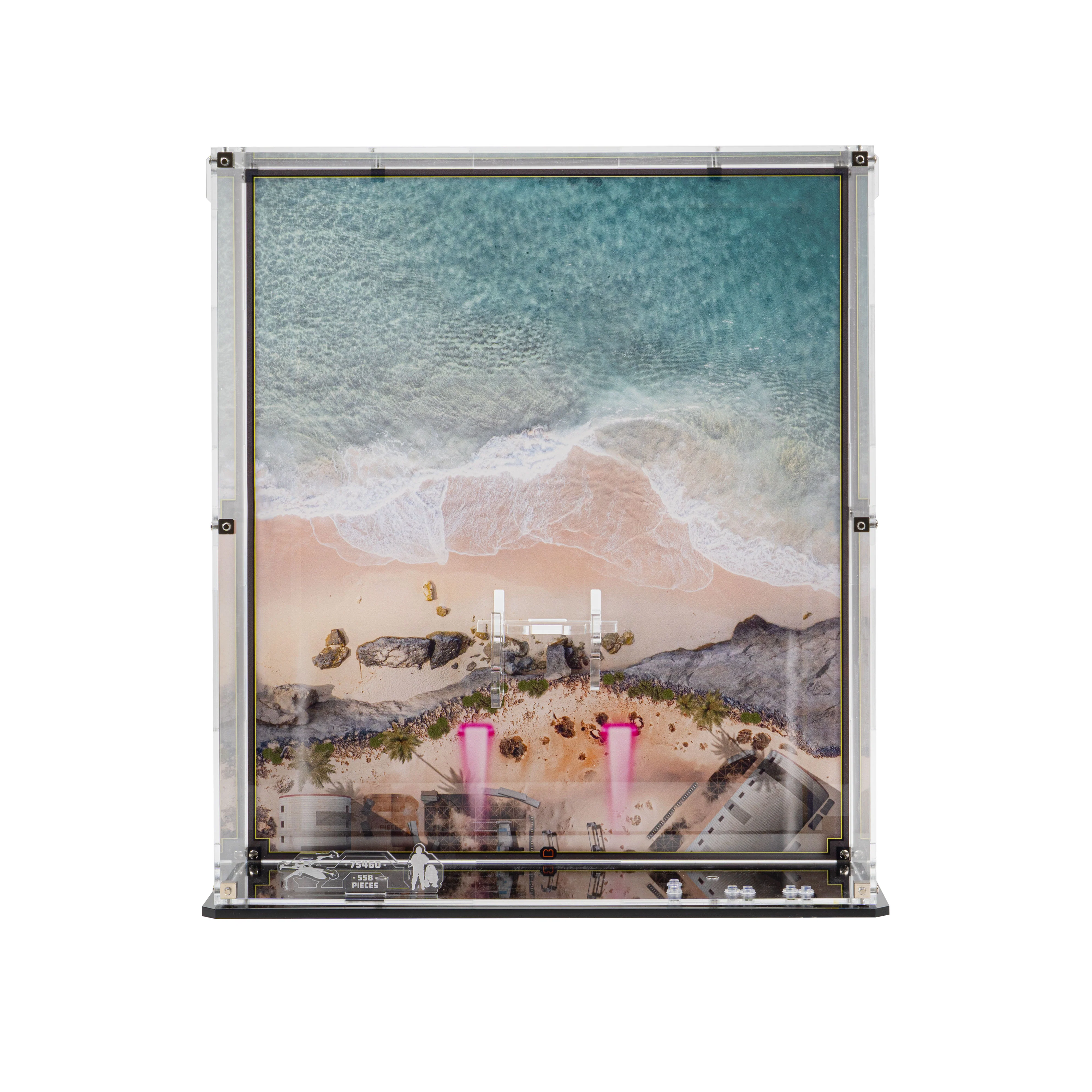 Wall Mountable Display Case for LEGO® Star Wars: New Republic X-Wing Starfighter™ (75460) - Image 7